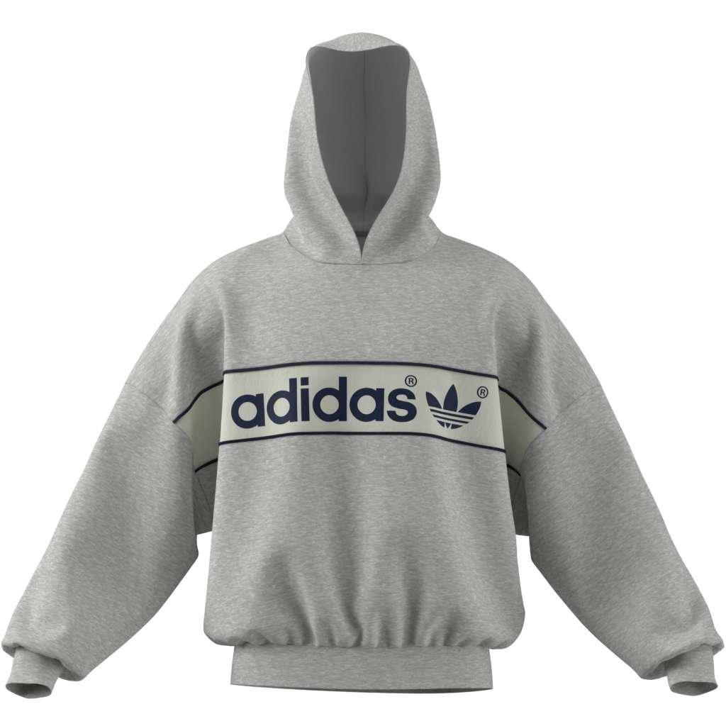 BLOCKED SIGNATURE HOOD - GREY - GREY