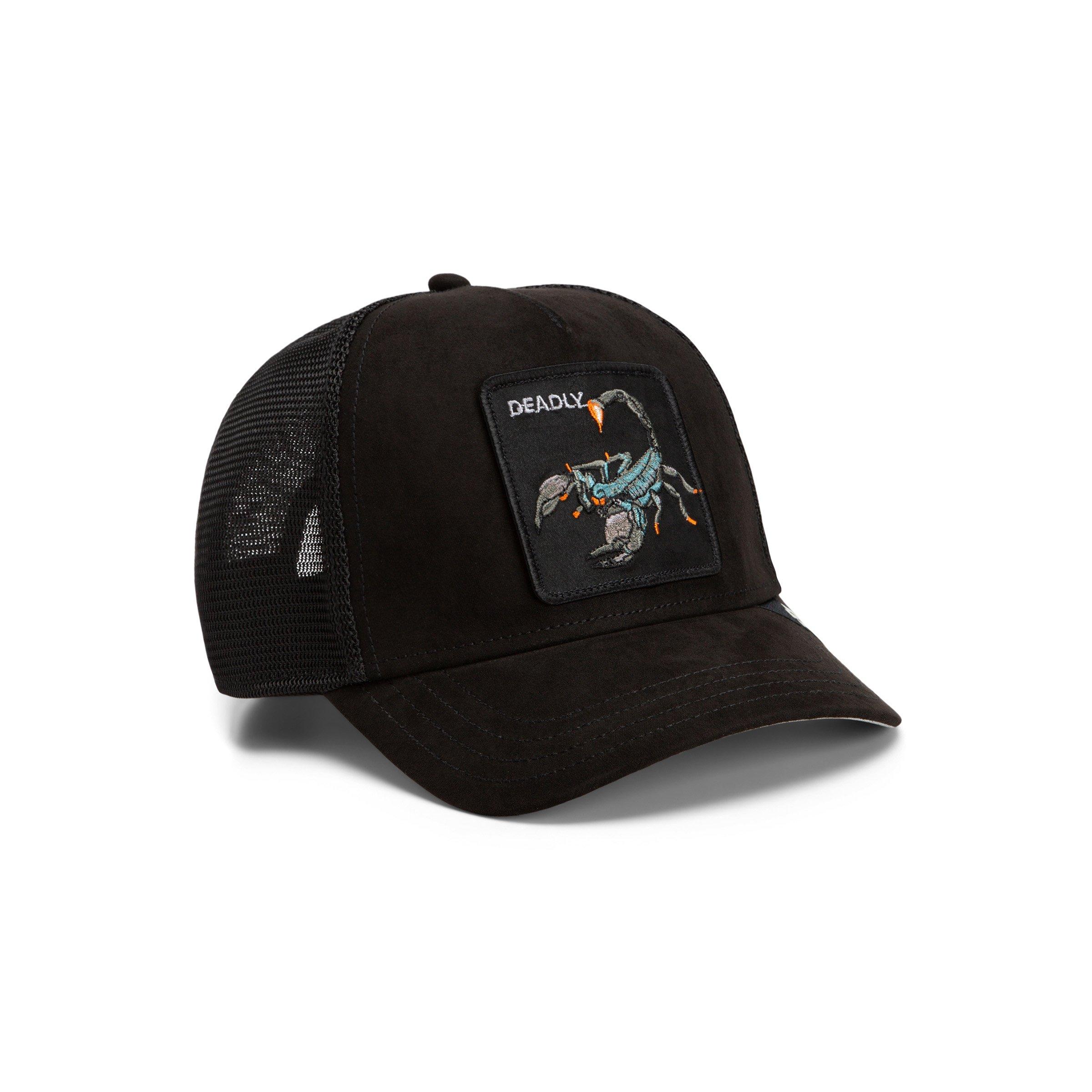Goorin' Bros. Suede Scorpion Snapback Hat - Black - BLACK