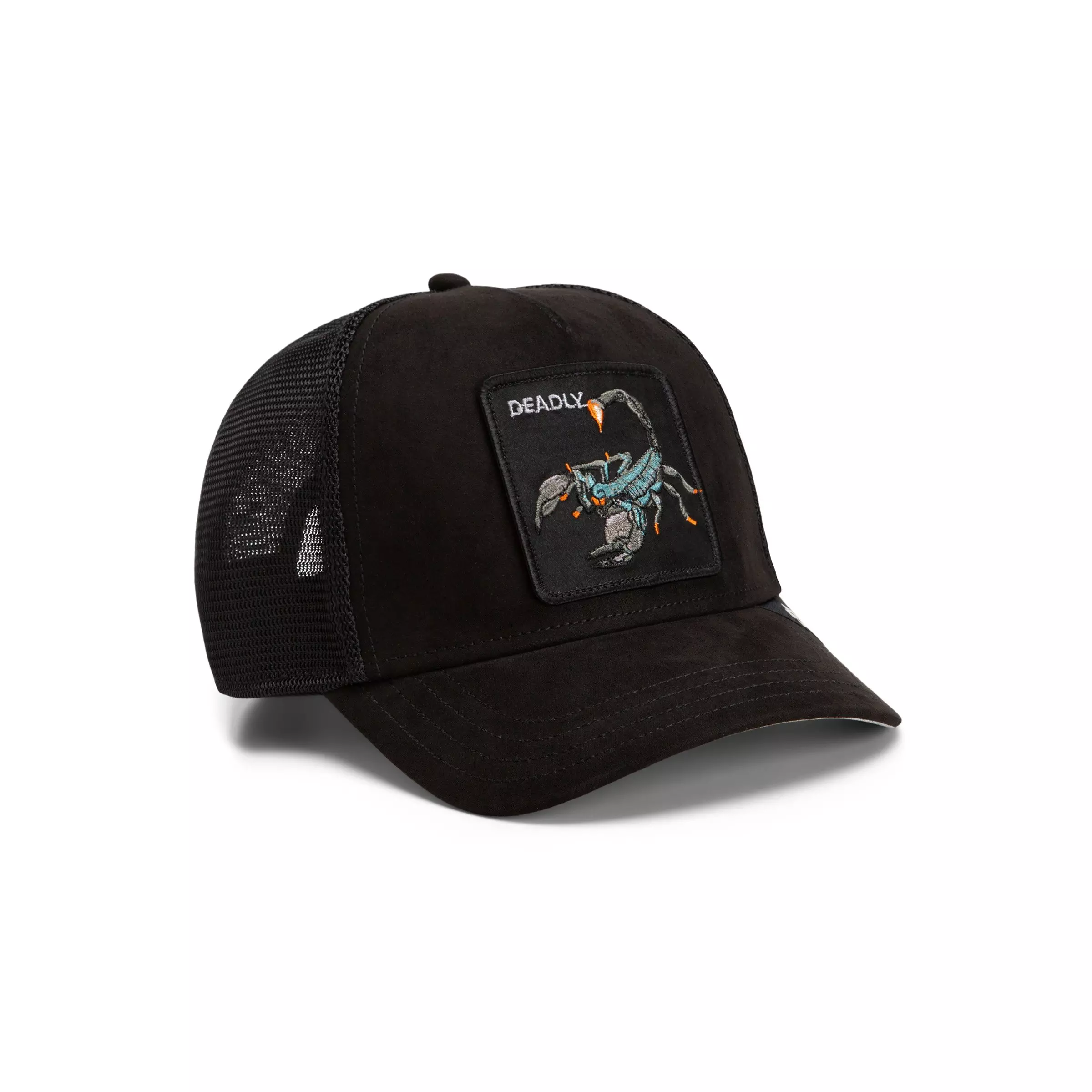 Goorin' Bros. Suede Scorpion Snapback Hat - Black - BLACK