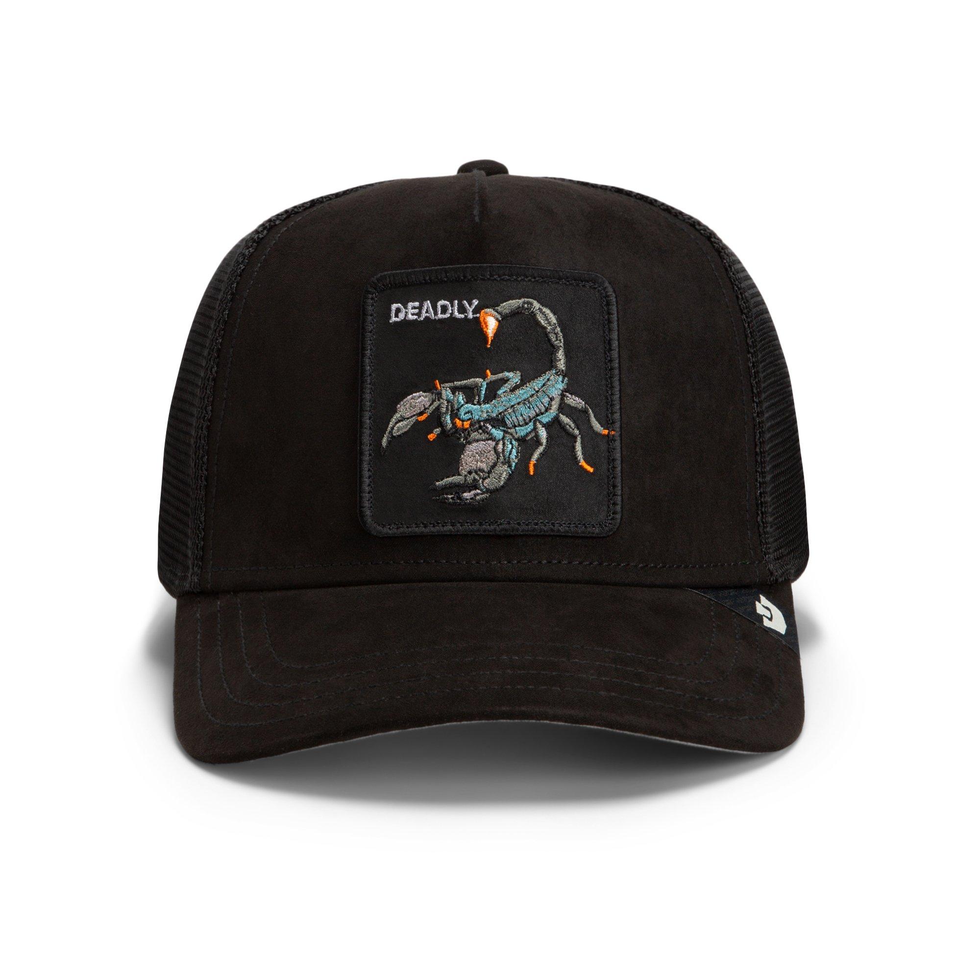 Goorin' Bros. Suede Scorpion Snapback Hat - Black - BLACK