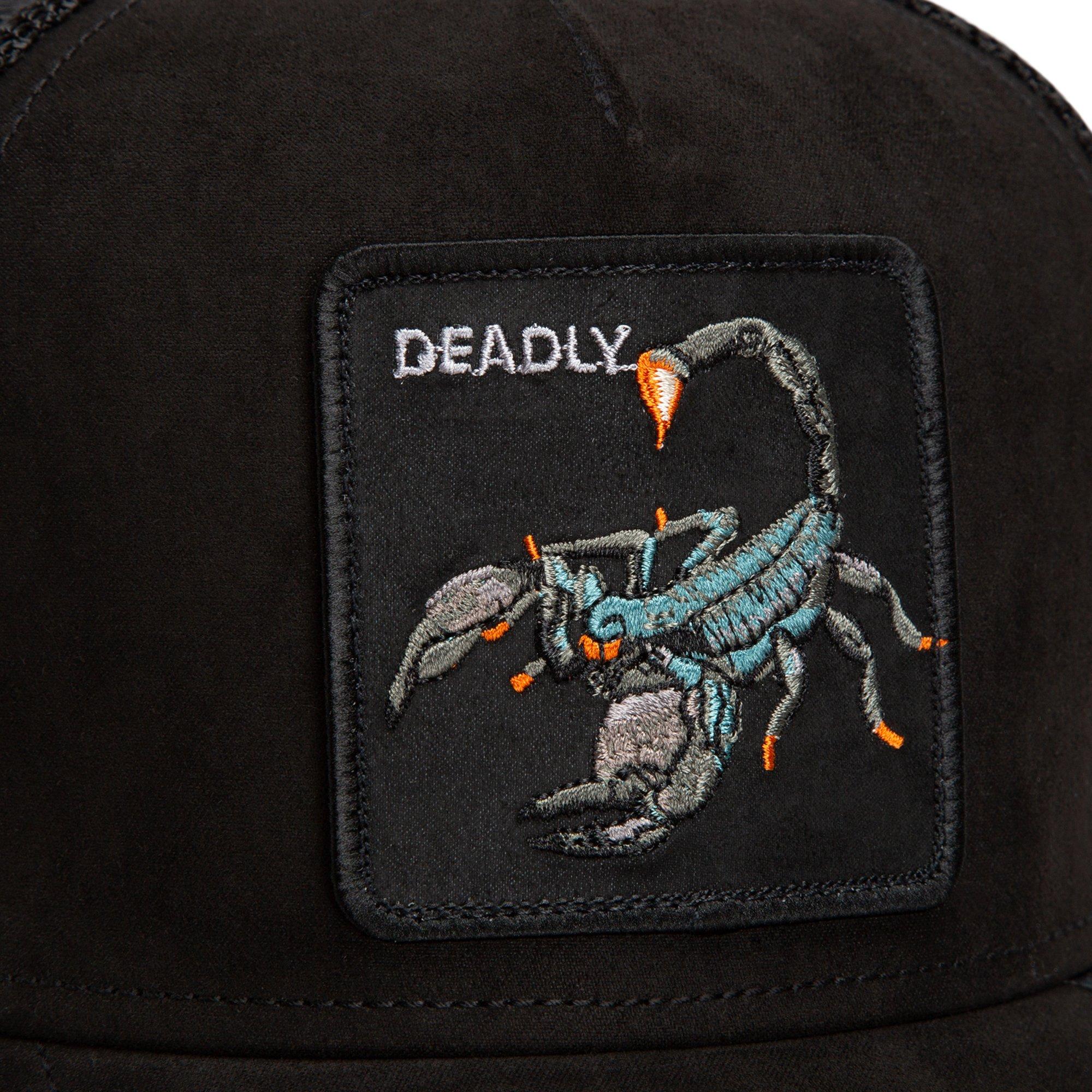 Goorin' Bros. Suede Scorpion Snapback Hat - Black - BLACK