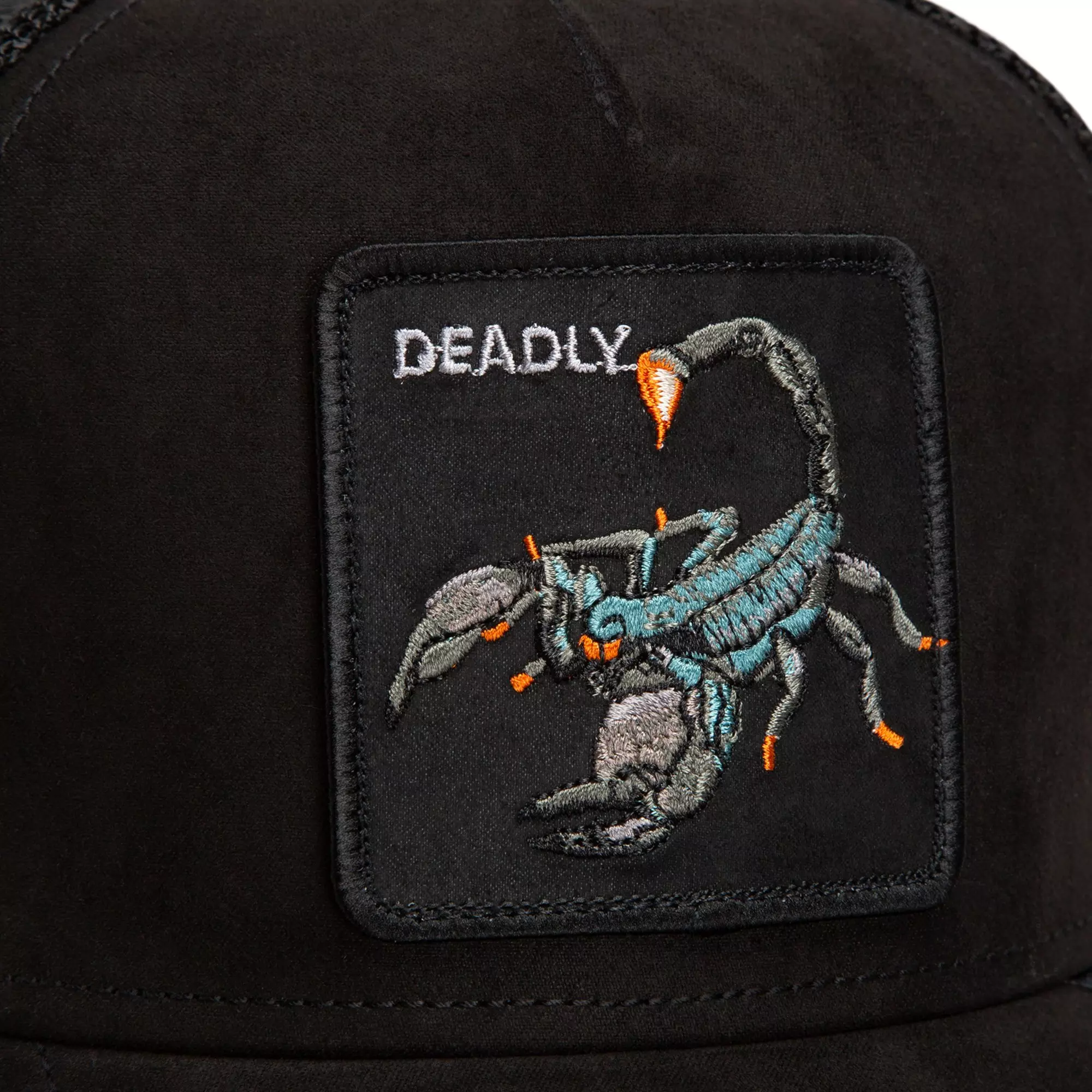 Goorin' Bros. Suede Scorpion Snapback Hat - Black - BLACK