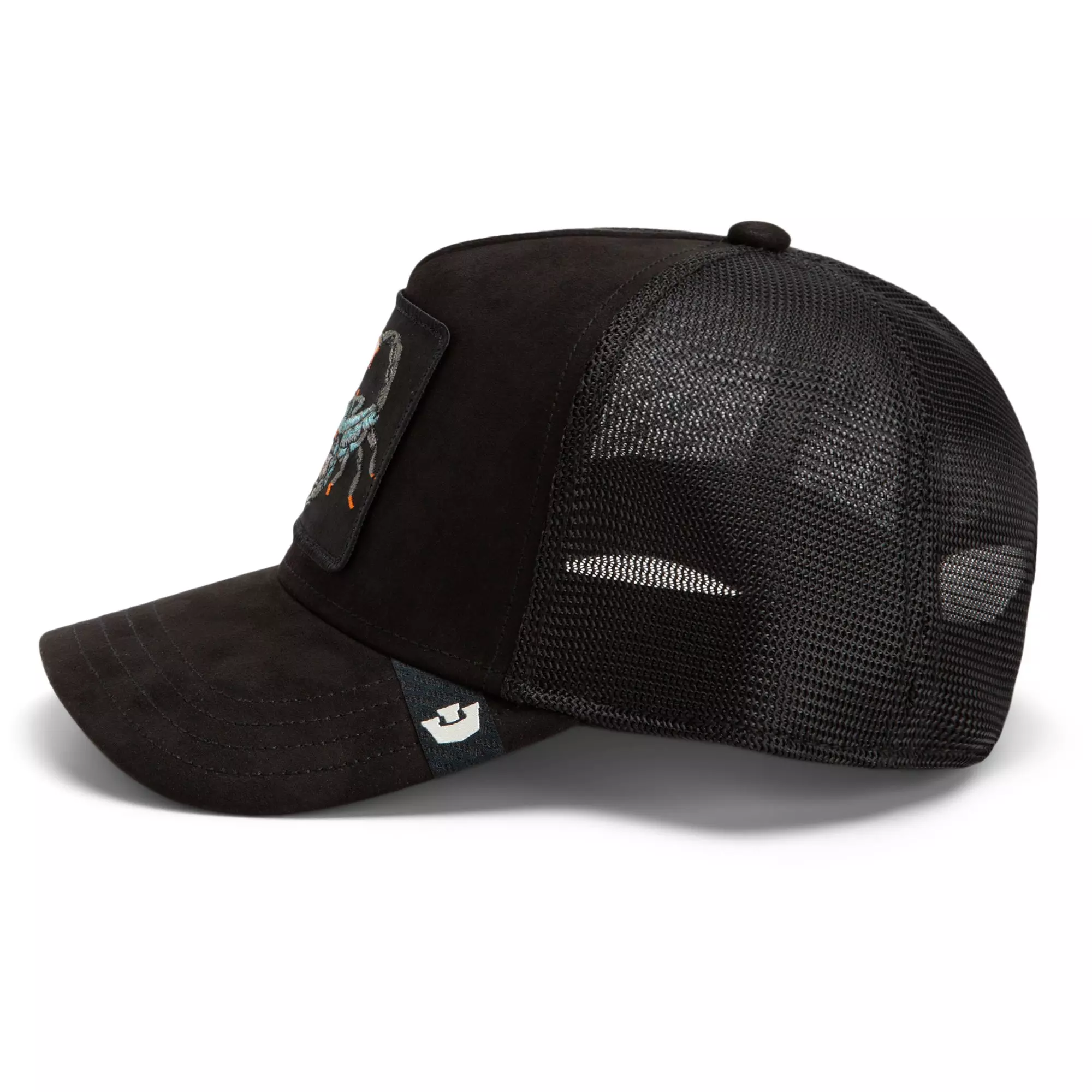 Goorin' Bros. Suede Scorpion Snapback Hat - Black - BLACK
