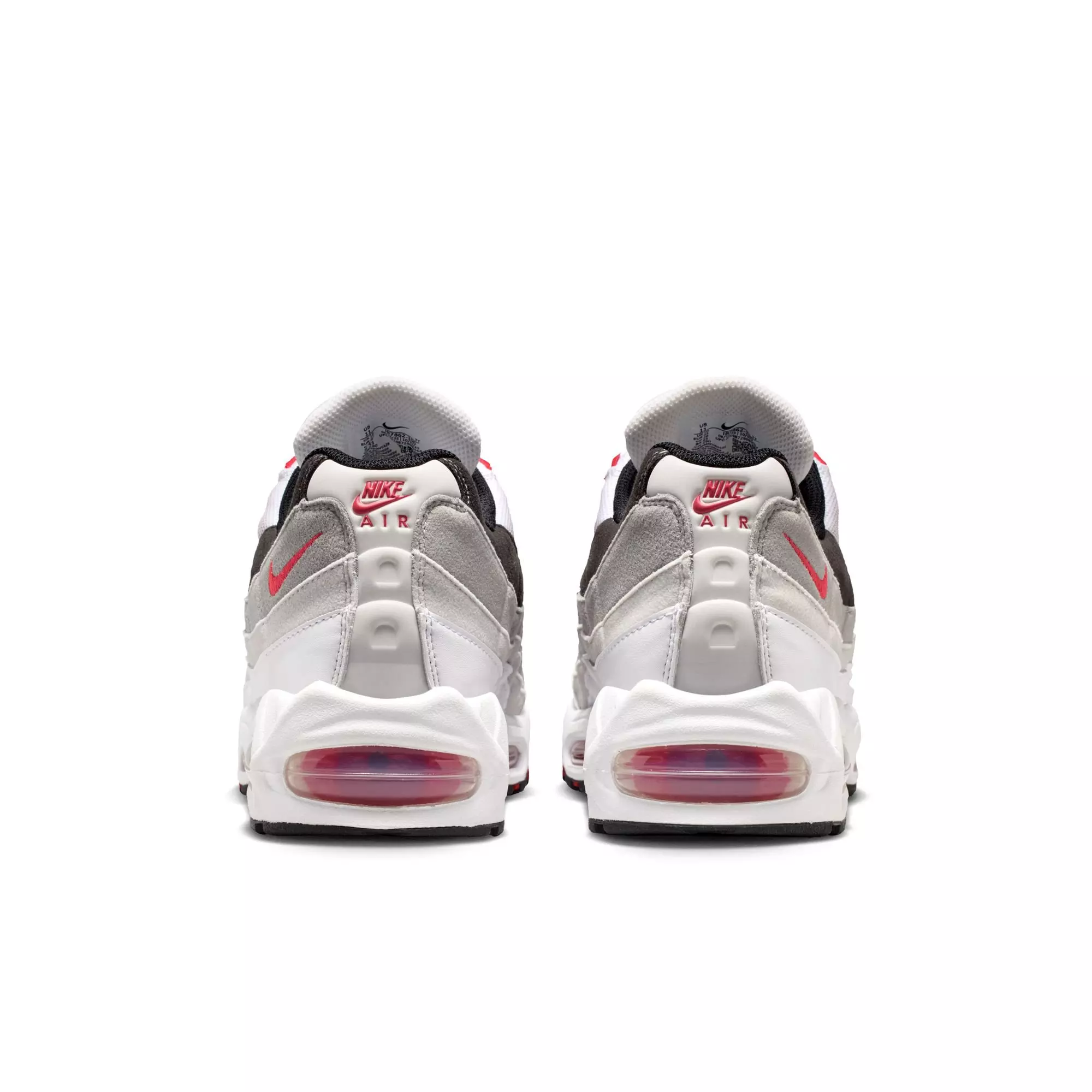 Nike Air Max 95 Big Bubble Premium "Comet Red" Men's Shoe - WHITE/COMET RED/NEUTRAL GREY