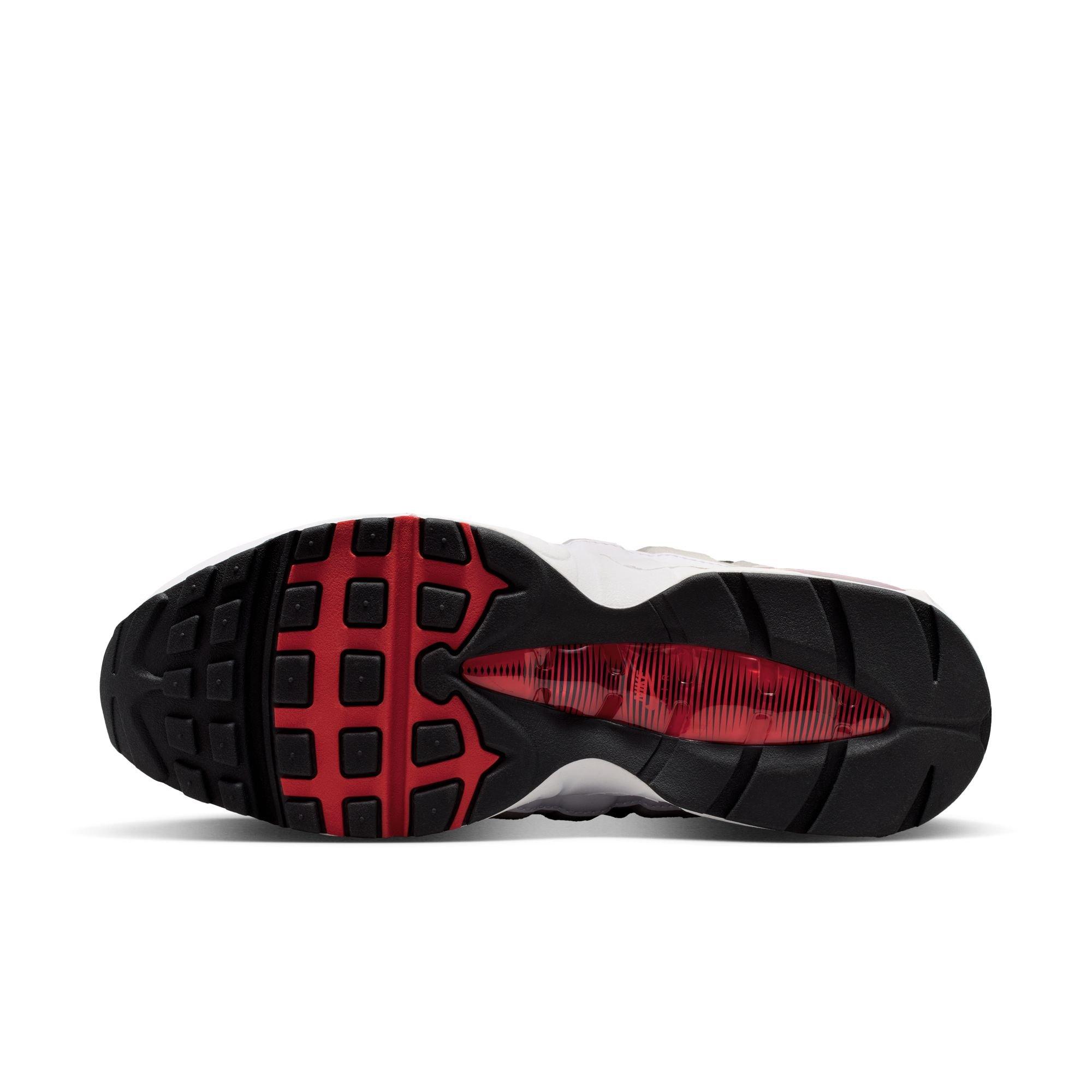 Nike Air Max 95 Big Bubble Premium "Comet Red" Men's Shoe - WHITE/COMET RED/NEUTRAL GREY Thumbnail View 11