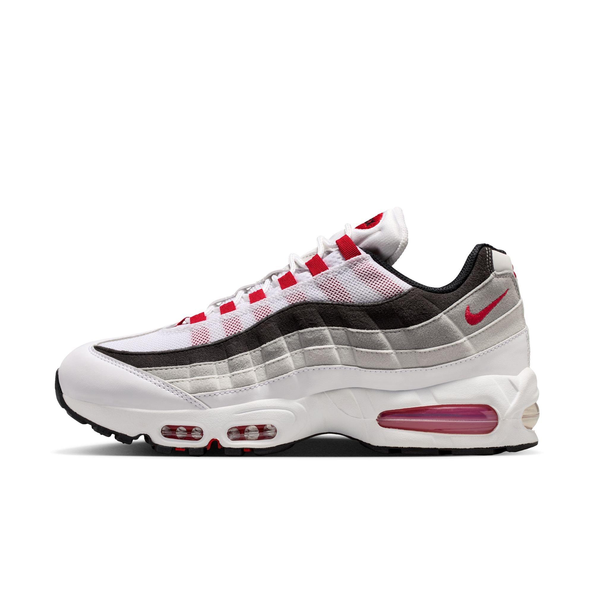 Nike Air Max 95 Big Bubble Premium "Comet Red" Men's Shoe - WHITE/COMET RED/NEUTRAL GREY Thumbnail View 7