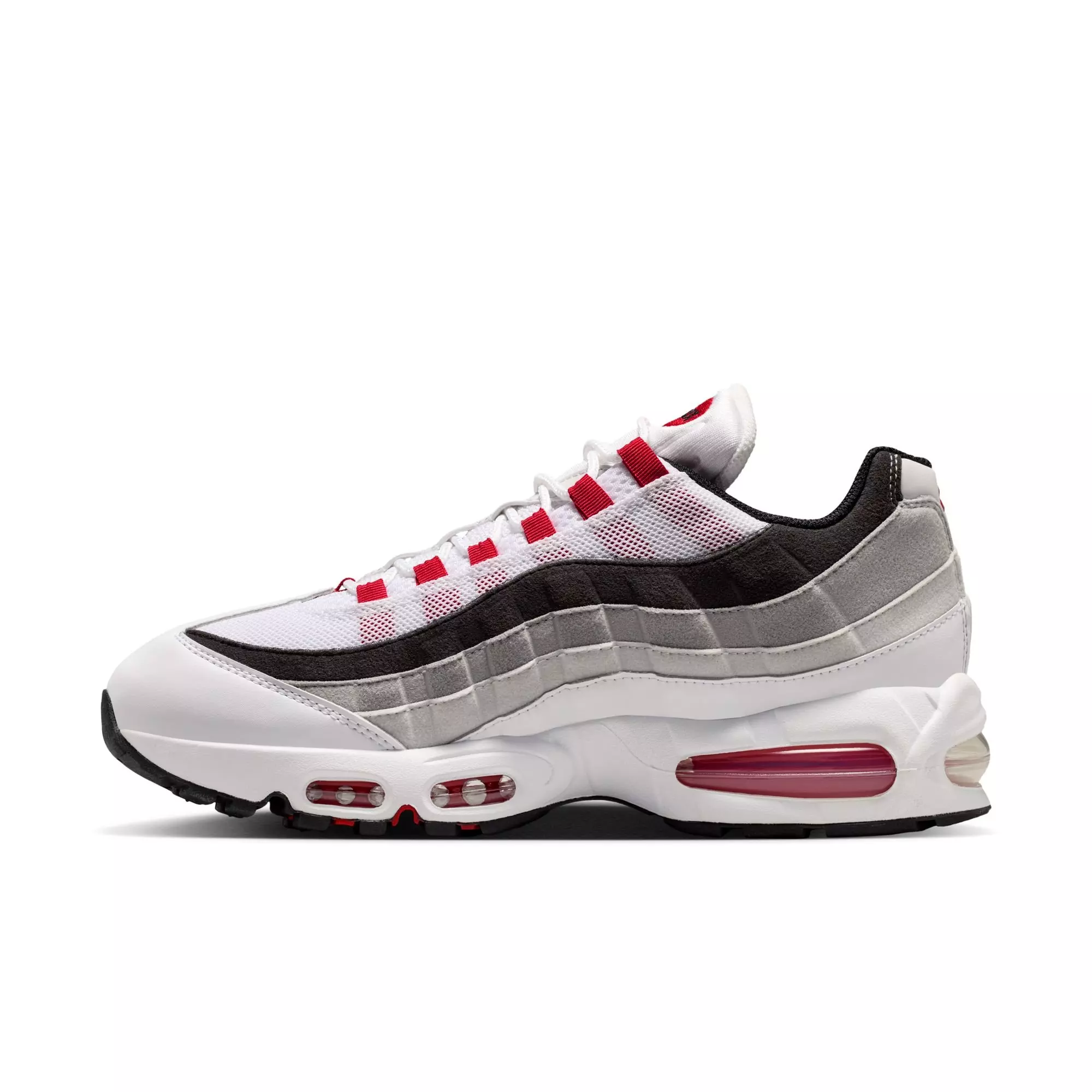 Nike Air Max 95 Big Bubble Premium "Comet Red" Men's Shoe - WHITE/COMET RED/NEUTRAL GREY
