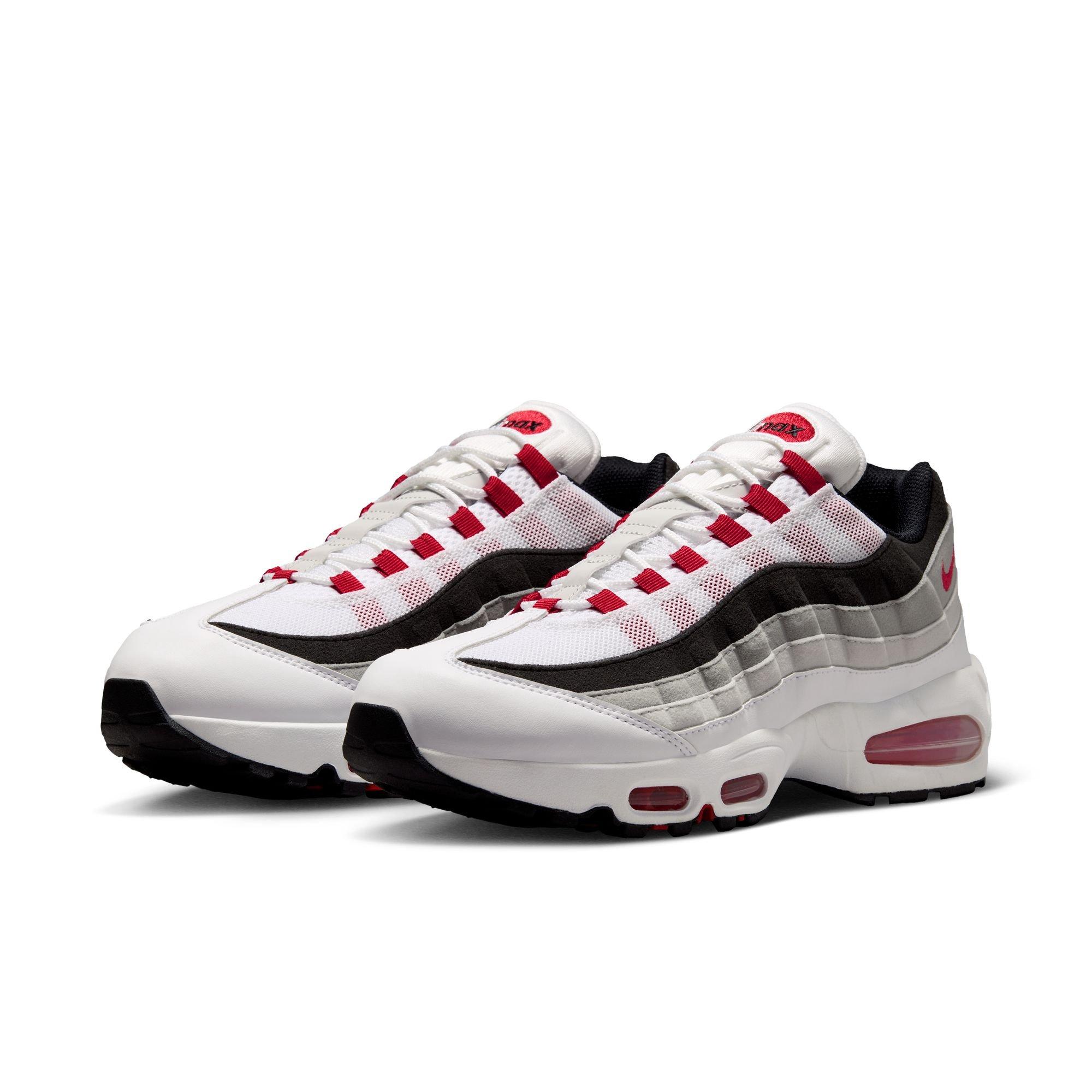 Nike Air Max 95 Big Bubble Premium "Comet Red" Men's Shoe - WHITE/COMET RED/NEUTRAL GREY Thumbnail View 4
