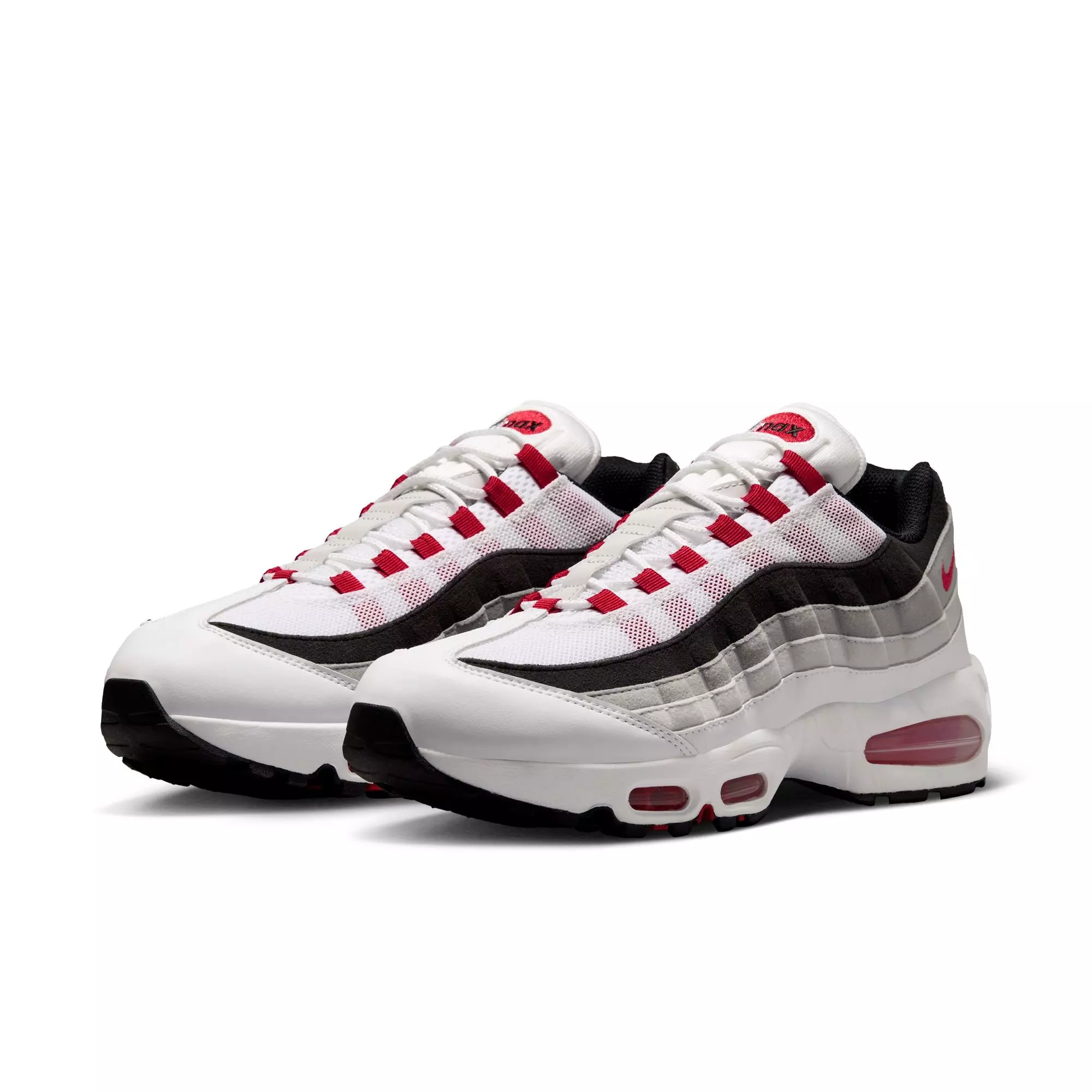 Nike Air Max 95 Big Bubble Premium "Comet Red" Men's Shoe - WHITE/COMET RED/NEUTRAL GREY