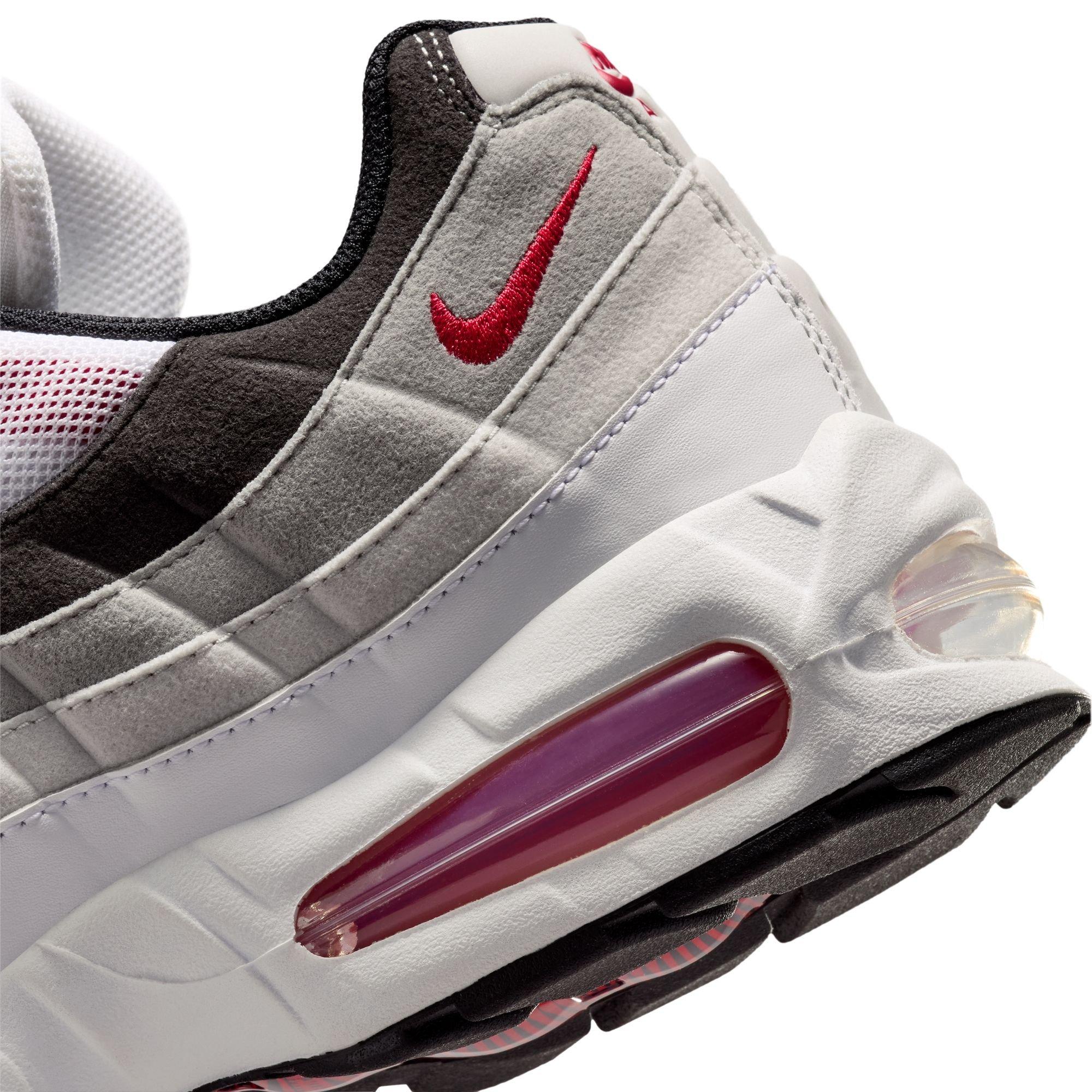 Nike Air Max 95 Big Bubble Premium "Comet Red" Men's Shoe - WHITE/COMET RED/NEUTRAL GREY Thumbnail View 6