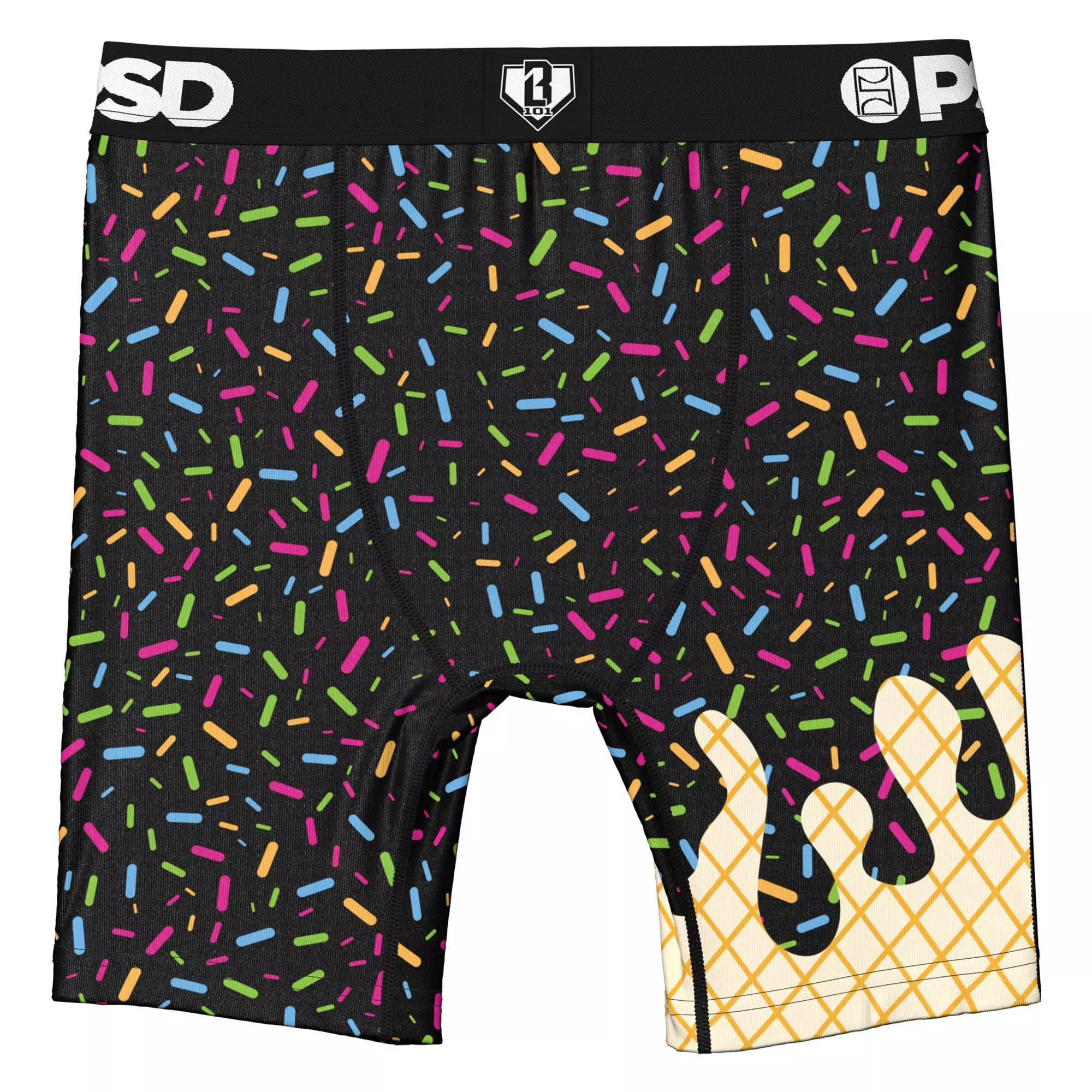 PSD x Baseball Lifestyle 101 Youth Midnight Sundae Black Underwear - BLACK/MULTI