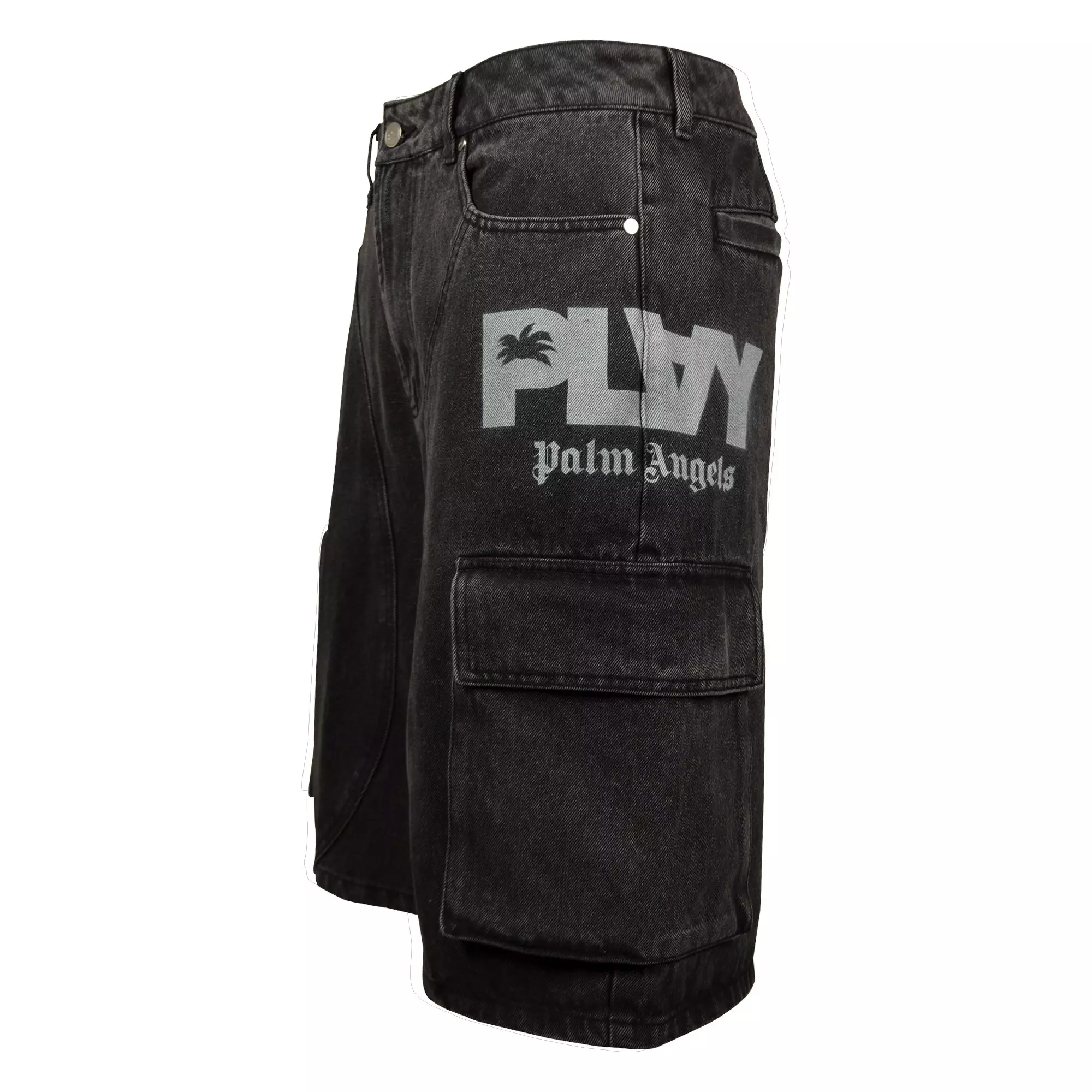FA26 SPLASHY LOGO CARGO - BLACK