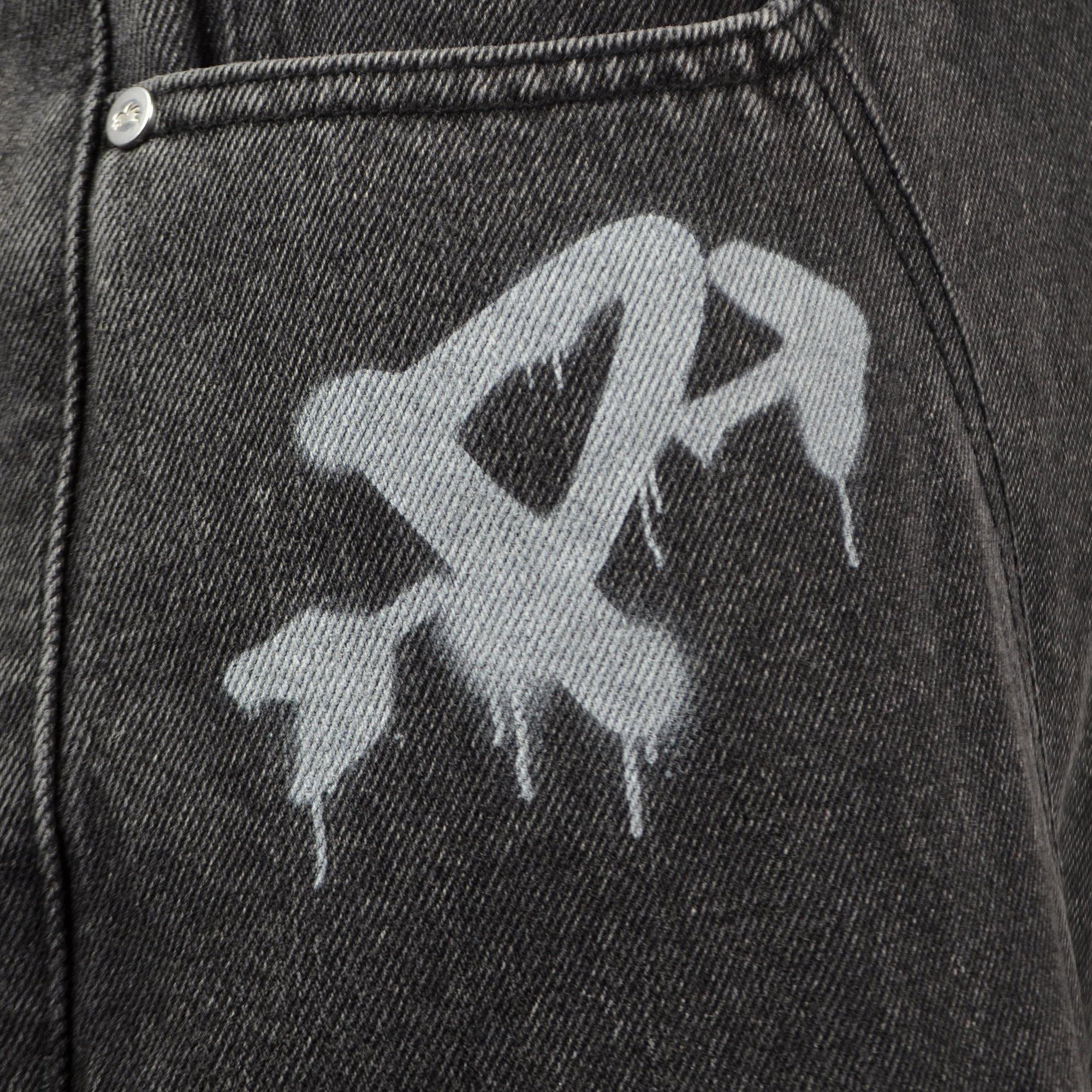 FA26 SPLASHY LOGO CARGO - BLACK