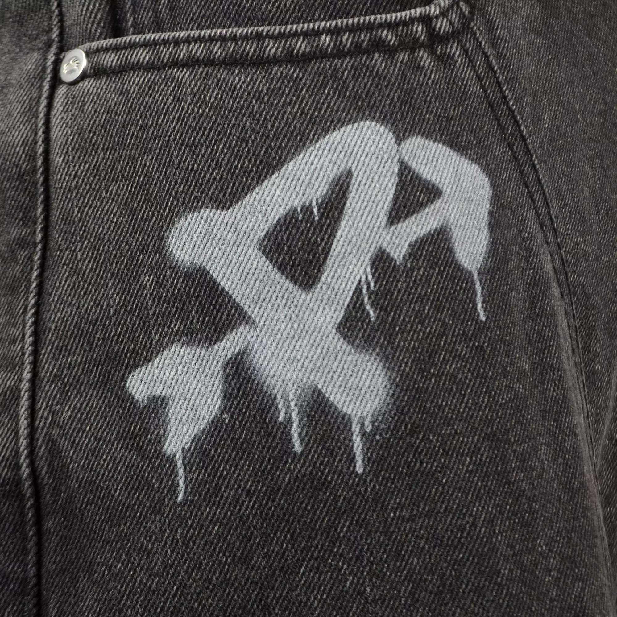 FA26 SPLASHY LOGO CARGO - BLACK