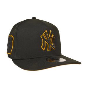 New Era New York Yankees 9FIFTY A-Frame Outline Snapback Hat - Black/Tan