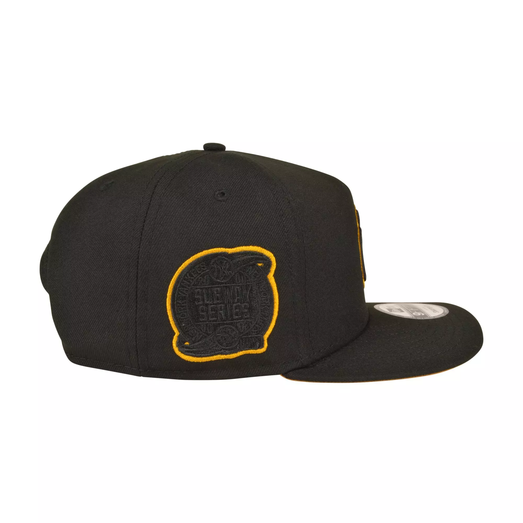 New Era New York Yankees 9FIFTY A-Frame Outline Snapback Hat - Black/Tan - BLACK/TAN