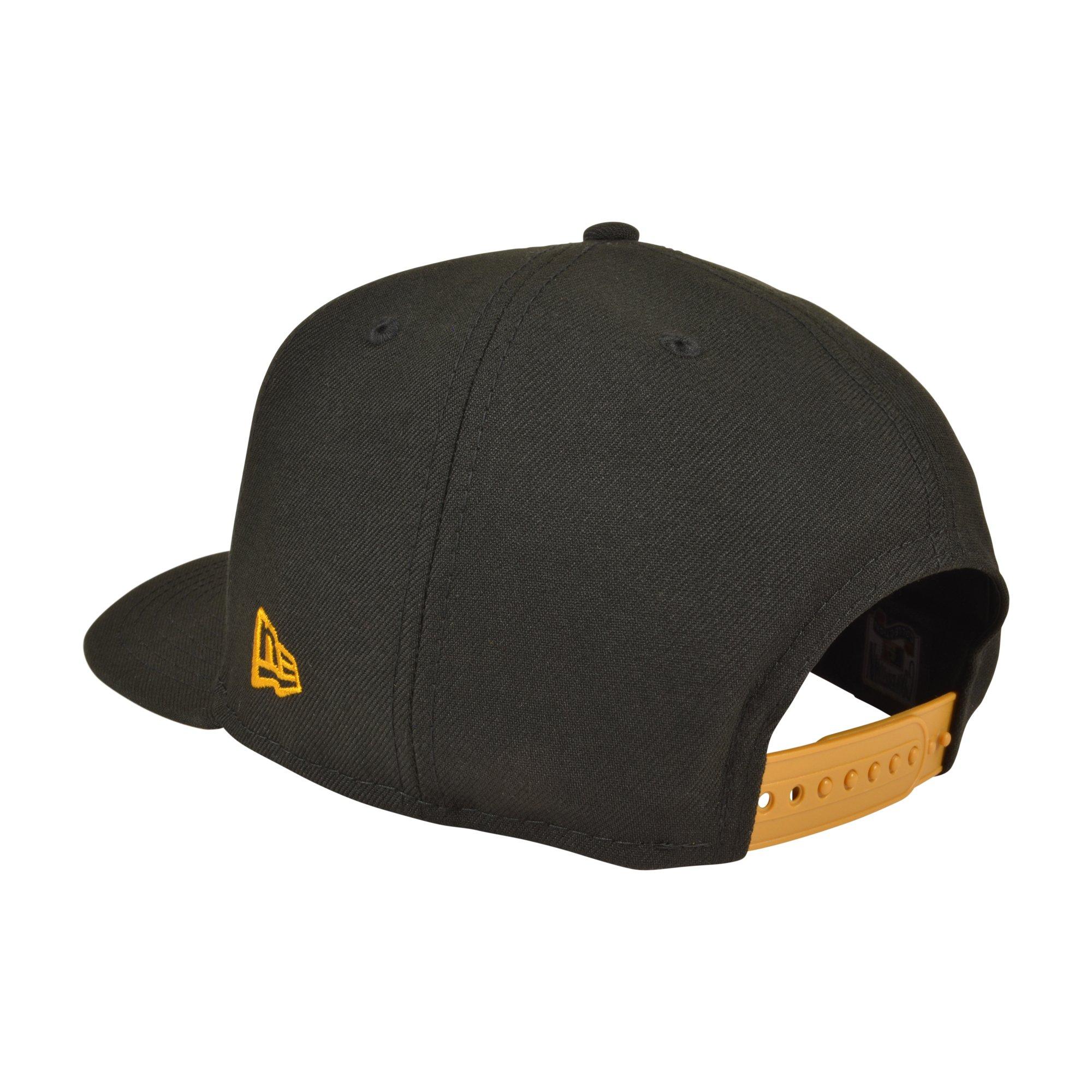 New Era New York Yankees 9FIFTY A-Frame Outline Snapback Hat - Black/Tan - BLACK/TAN Thumbnail View 4