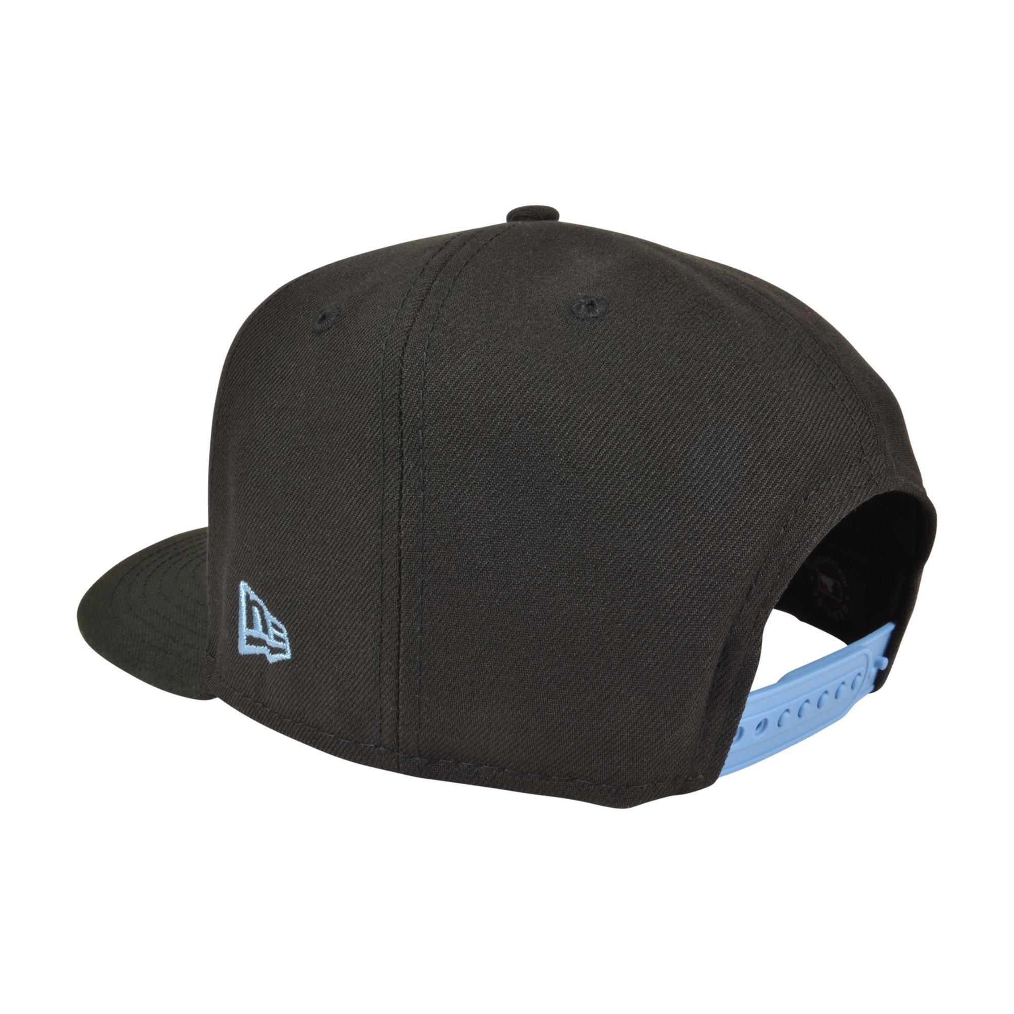 New Era Los Angeles Dodgers 9FIFTY A-Frame Outline Snapback Hat - Black/Blue - BLACK/BLUE Thumbnail View 3