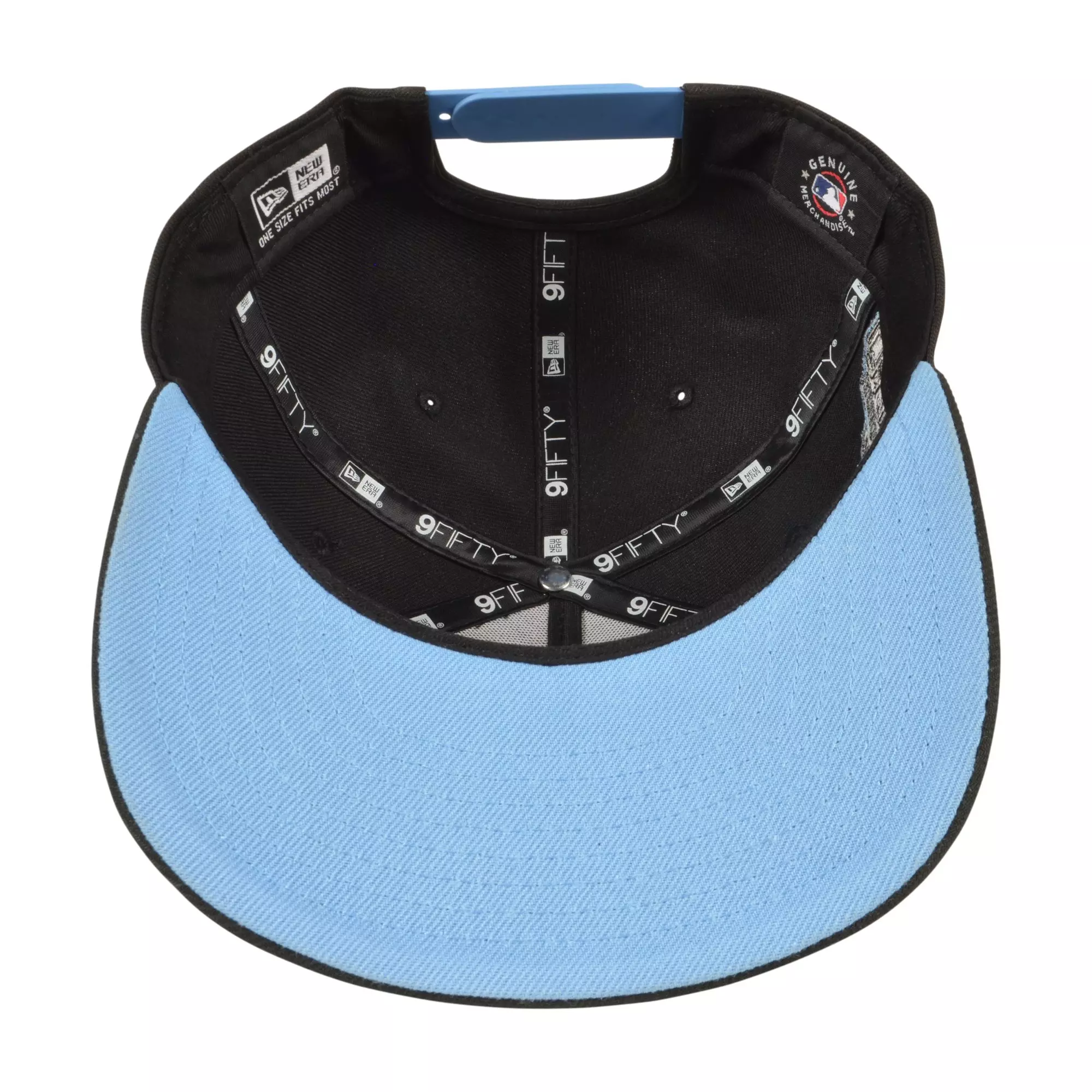 New Era Los Angeles Dodgers 9FIFTY A-Frame Outline Snapback Hat - Black/Blue - BLACK/BLUE