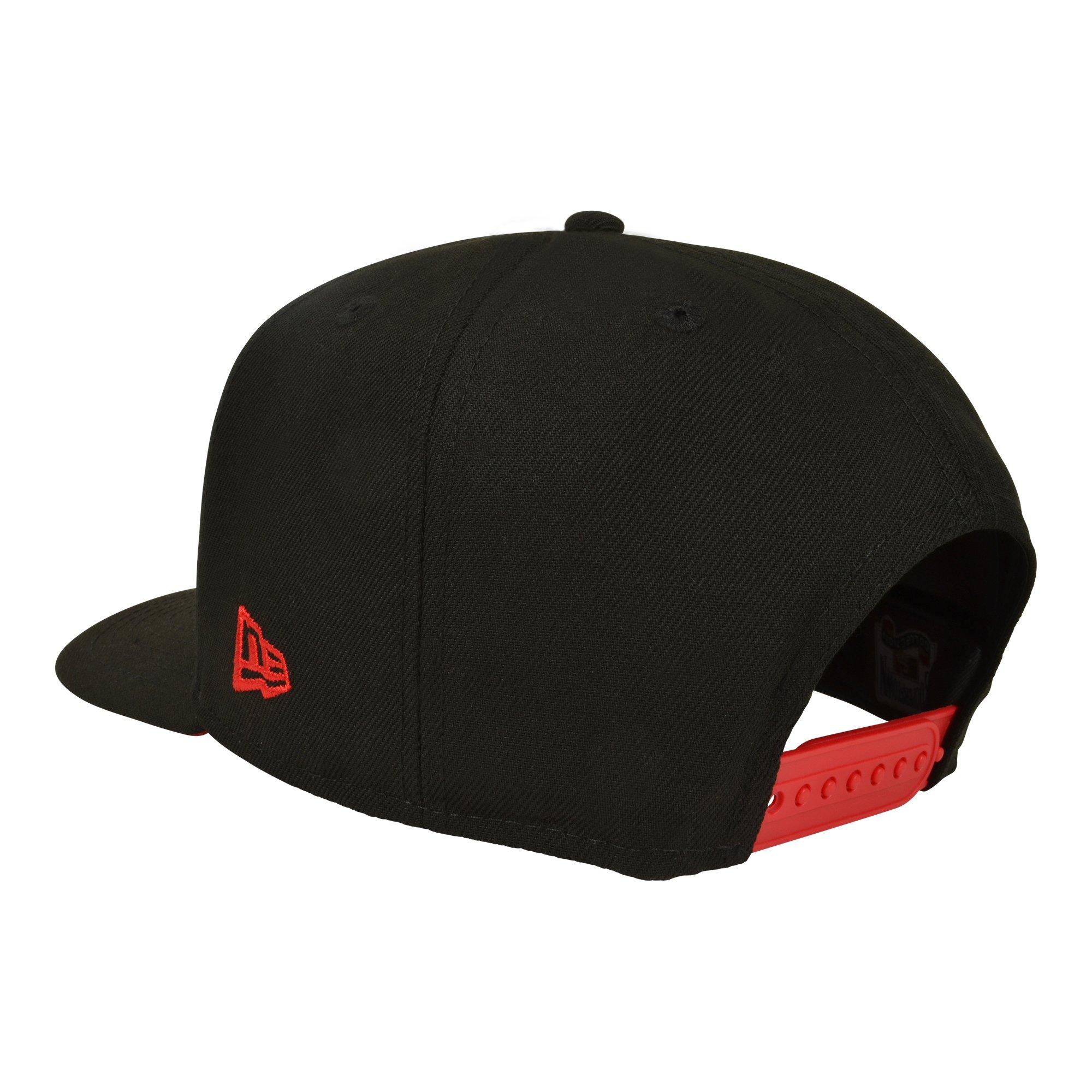 New Era St. Louis Cardinals 9FIFTY A-Frame Outline Snapback Hat - Black/Red - BLACK/RED
