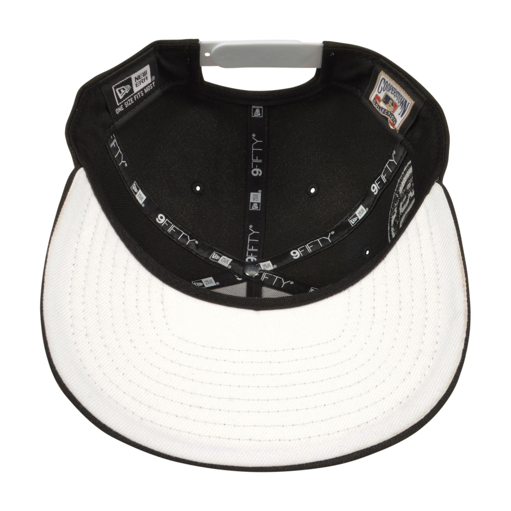 New Era Toronto Blue Jays 9FIFTY A-Frame Outline Snapback Hat - Black/White - BLACK/WHITE Thumbnail View 5