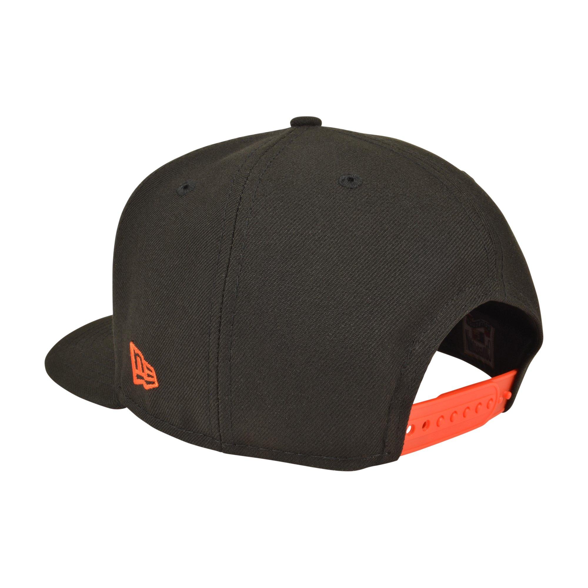New Era Chicago White Sox 9FIFTY A-Frame Outline Snapback Hat - Black/Orange - BLACK/ORANGE Thumbnail View 4