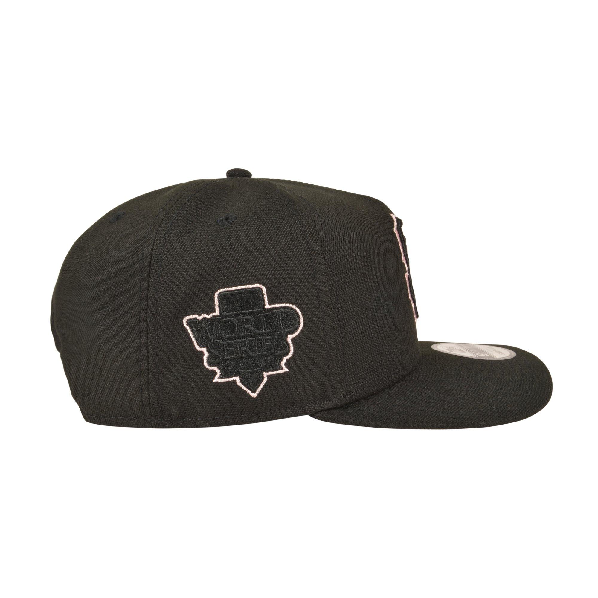 New Era San Francisco Giants 9FIFTY A-Frame Outline Snapback Hat - Black/Pink - BLACK/PINK Thumbnail View 3