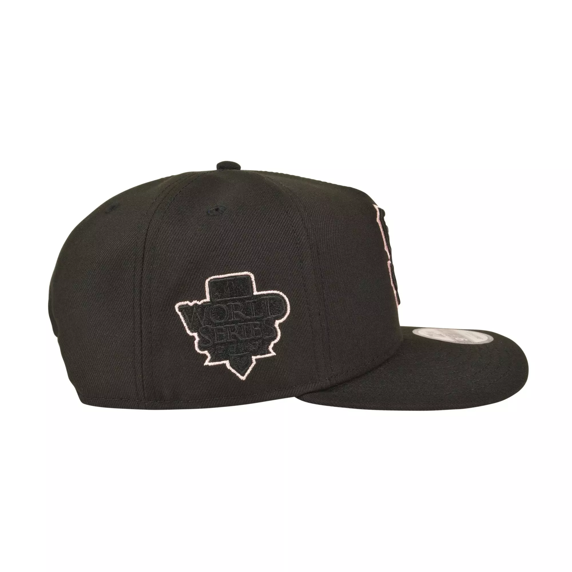 New Era San Francisco Giants 9FIFTY A-Frame Outline Snapback Hat - Black/Pink - BLACK/PINK
