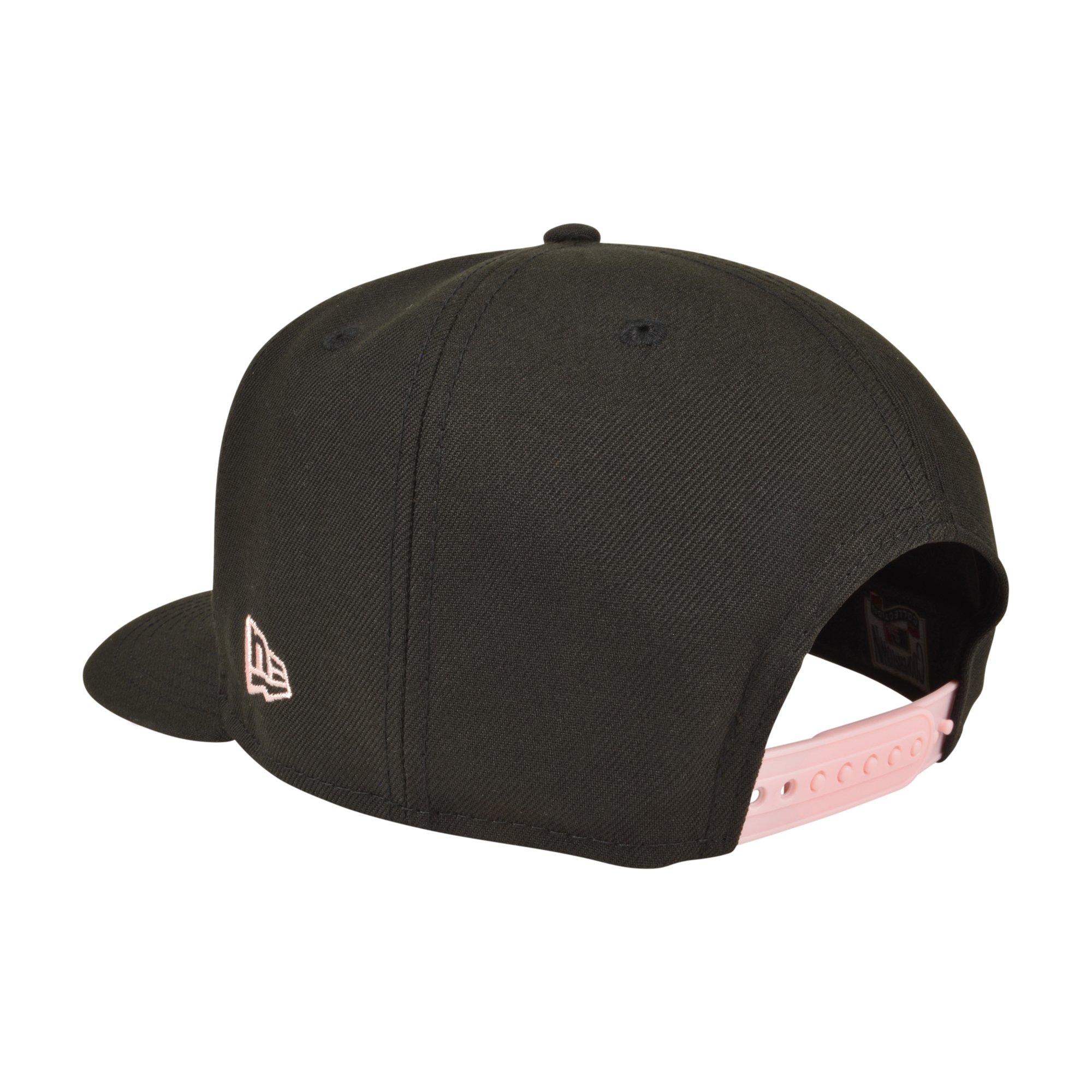New Era San Francisco Giants 9FIFTY A-Frame Outline Snapback Hat - Black/Pink - BLACK/PINK Thumbnail View 4