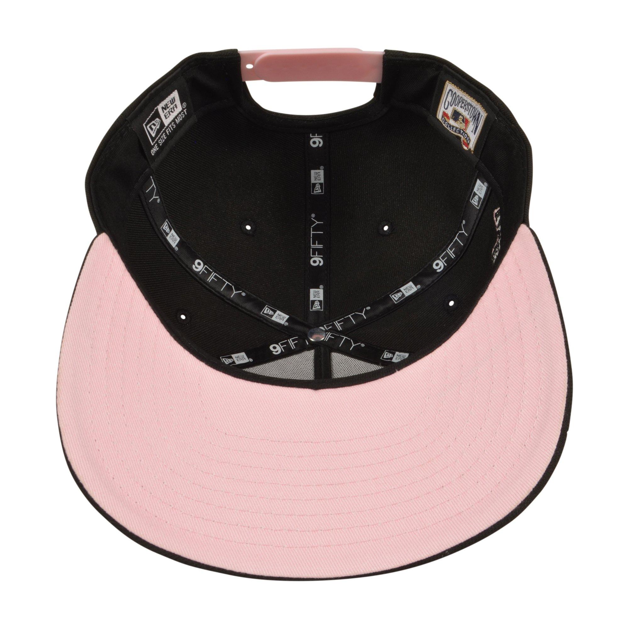 New Era San Francisco Giants 9FIFTY A-Frame Outline Snapback Hat - Black/Pink - BLACK/PINK Thumbnail View 5
