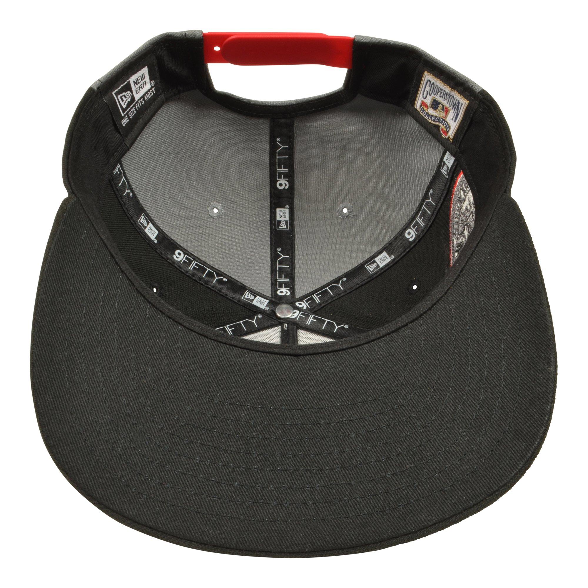 New Era New York Yankees 9FIFTY A-Frame Reverse Slugger 95 Snapback Hat - Black/Grey - BLACK/GREY