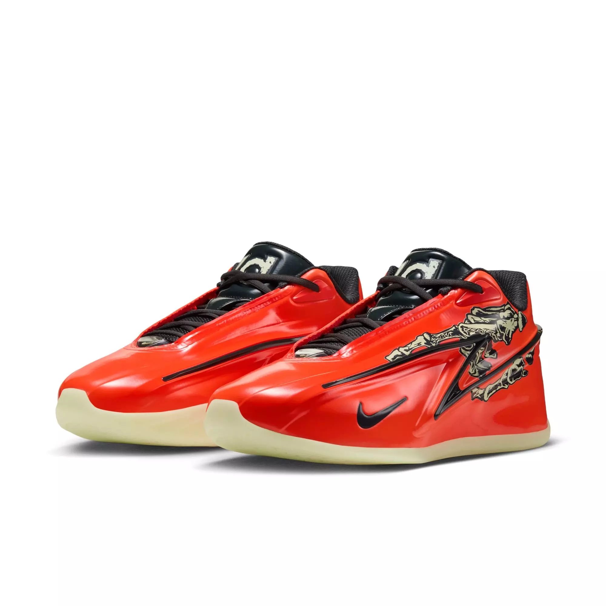 Nike KD 19 "Halloween" Men's Basketball Shoe - BRIGHT CRIMSON/DK SMOKE GREY/LIME ICE
