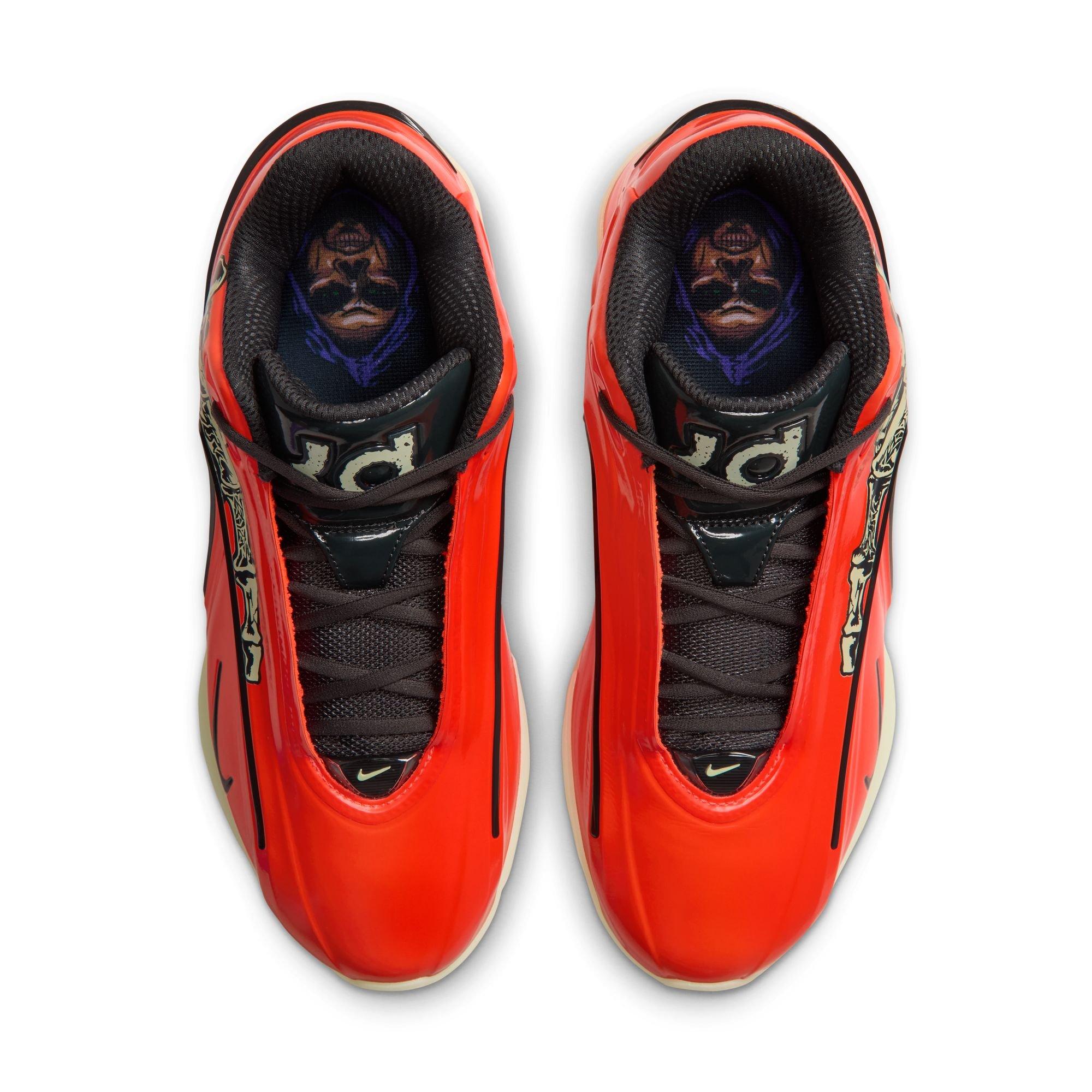 Nike KD 19 "Halloween" Men's Basketball Shoe - BRIGHT CRIMSON/DK SMOKE GREY/LIME ICE