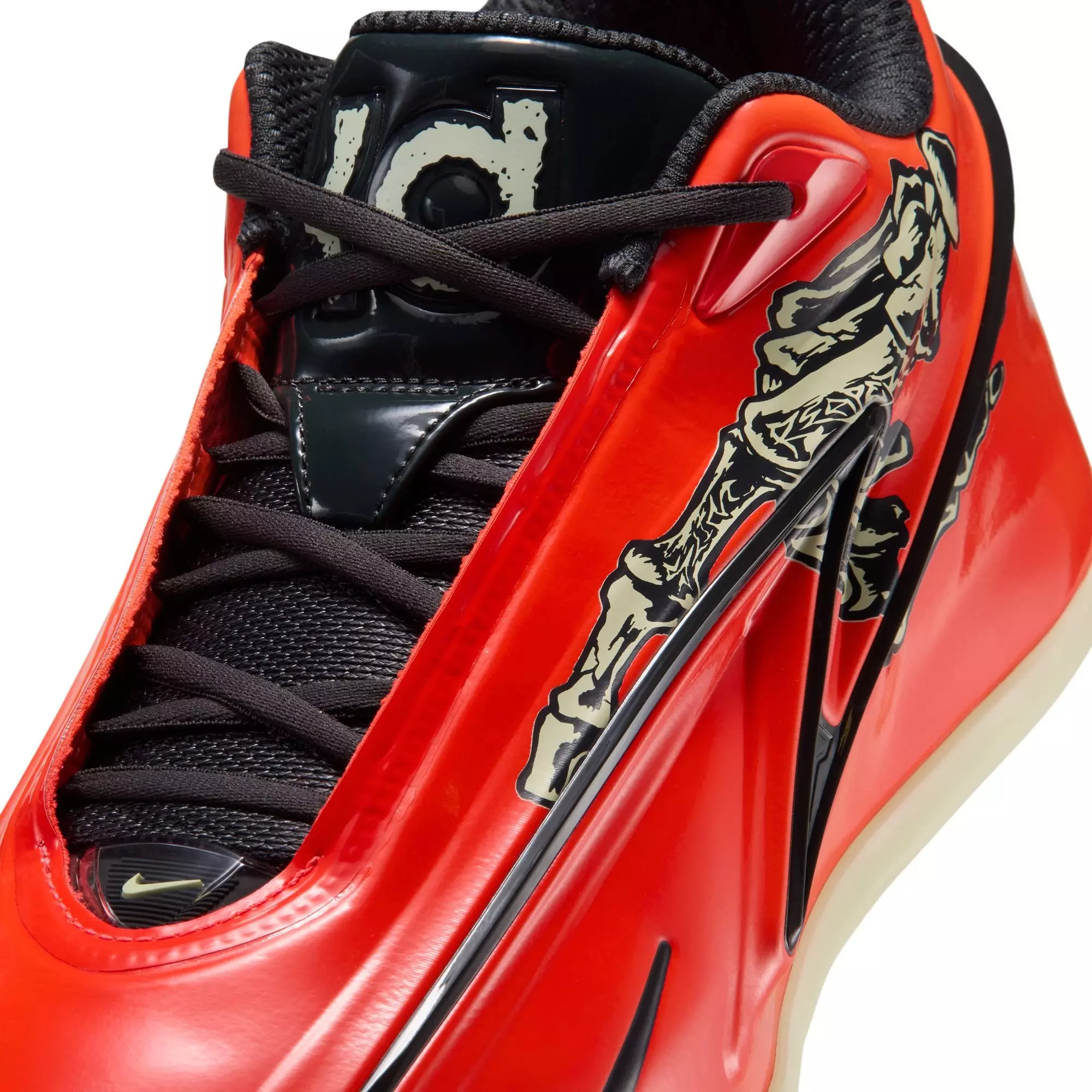 Nike KD 19 "Halloween" Men's Basketball Shoe - BRIGHT CRIMSON/DK SMOKE GREY/LIME ICE