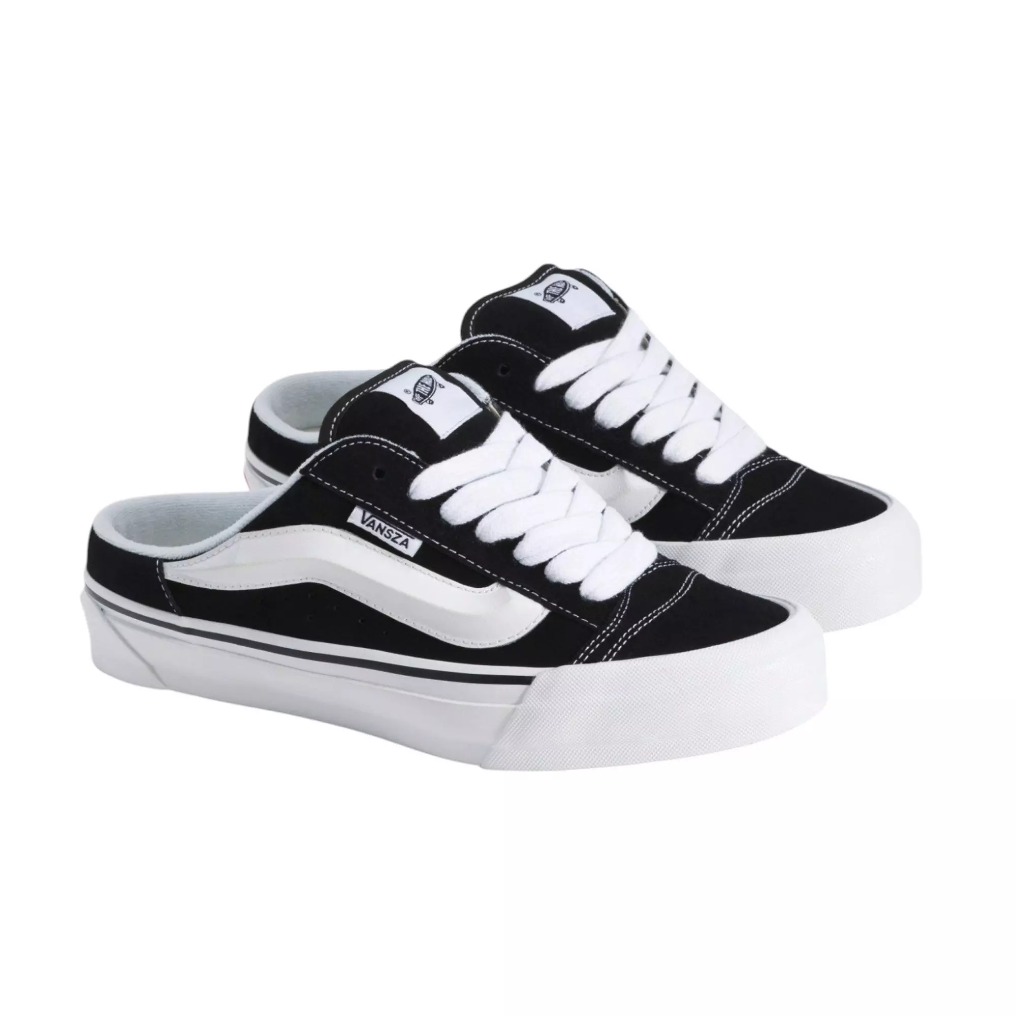 Vans x SZA Knu Skool "Black/White" Mule - BLACK/WHITE