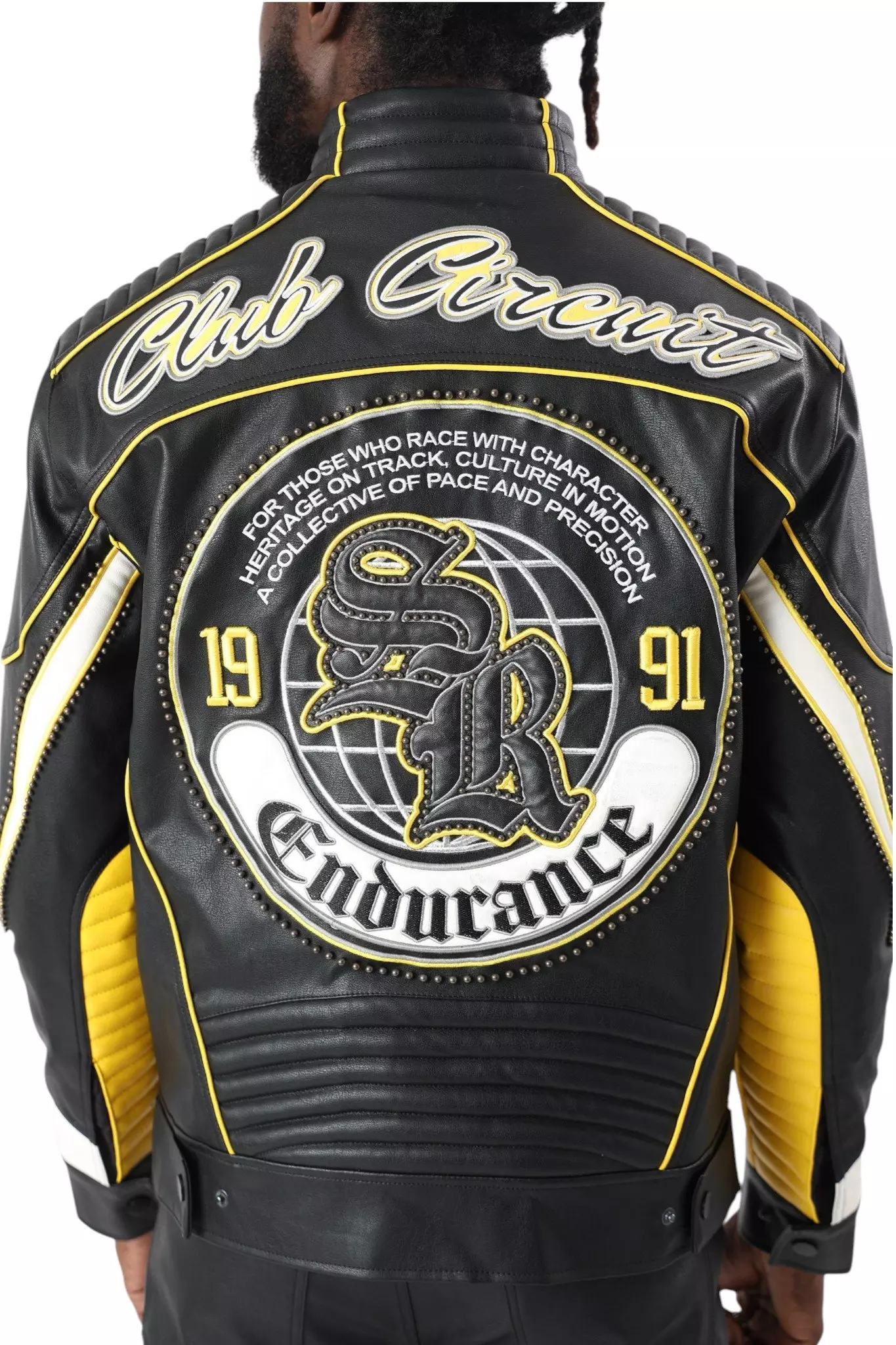 HO26 CLUB CIRCUIT PU JKT - ECLIPSE - BLACK