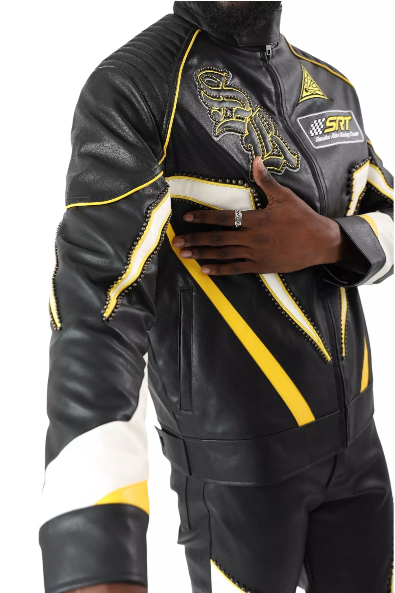 HO26 CLUB CIRCUIT PU JKT - ECLIPSE - BLACK