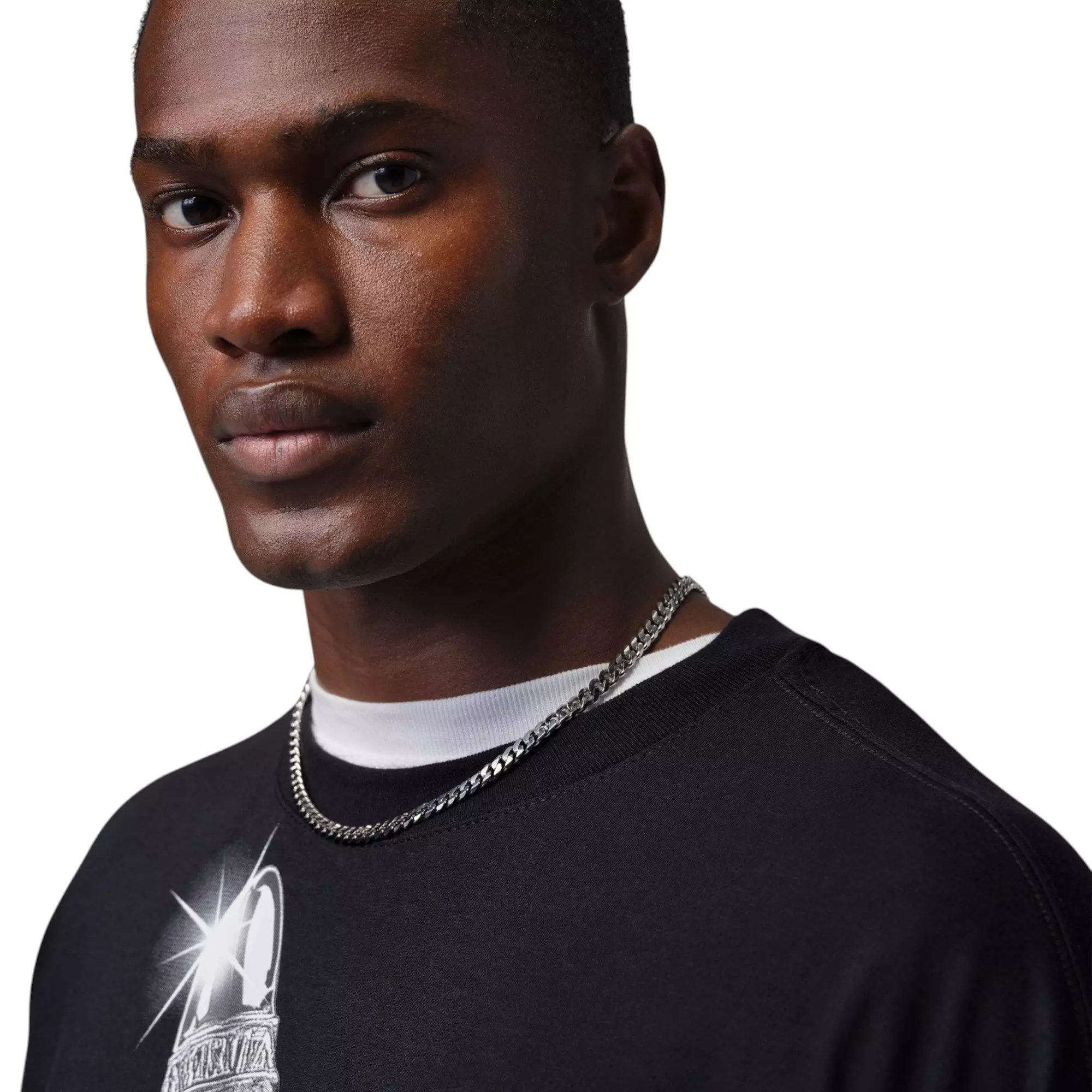 Jordan Men's Chrome VIII Tee - Black - BLACK