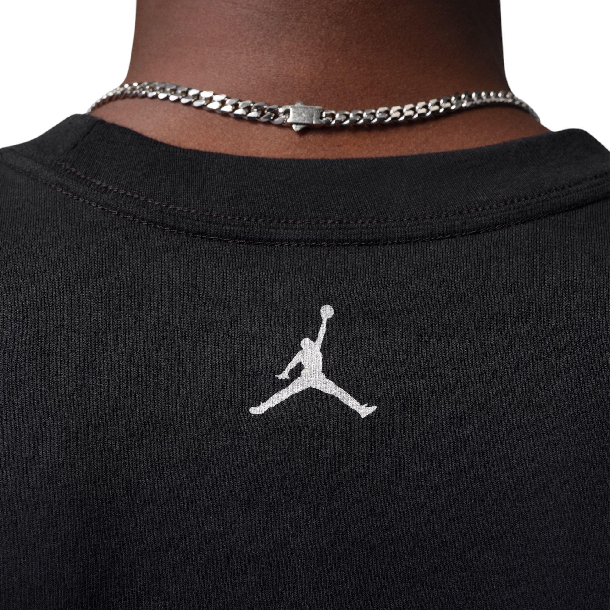 Jordan Men's Chrome VIII Tee - Black - BLACK Thumbnail View 5