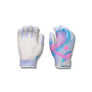 Easton Women's Ghost Ethos Batting Gloves - WHITE/PINK/BLUE