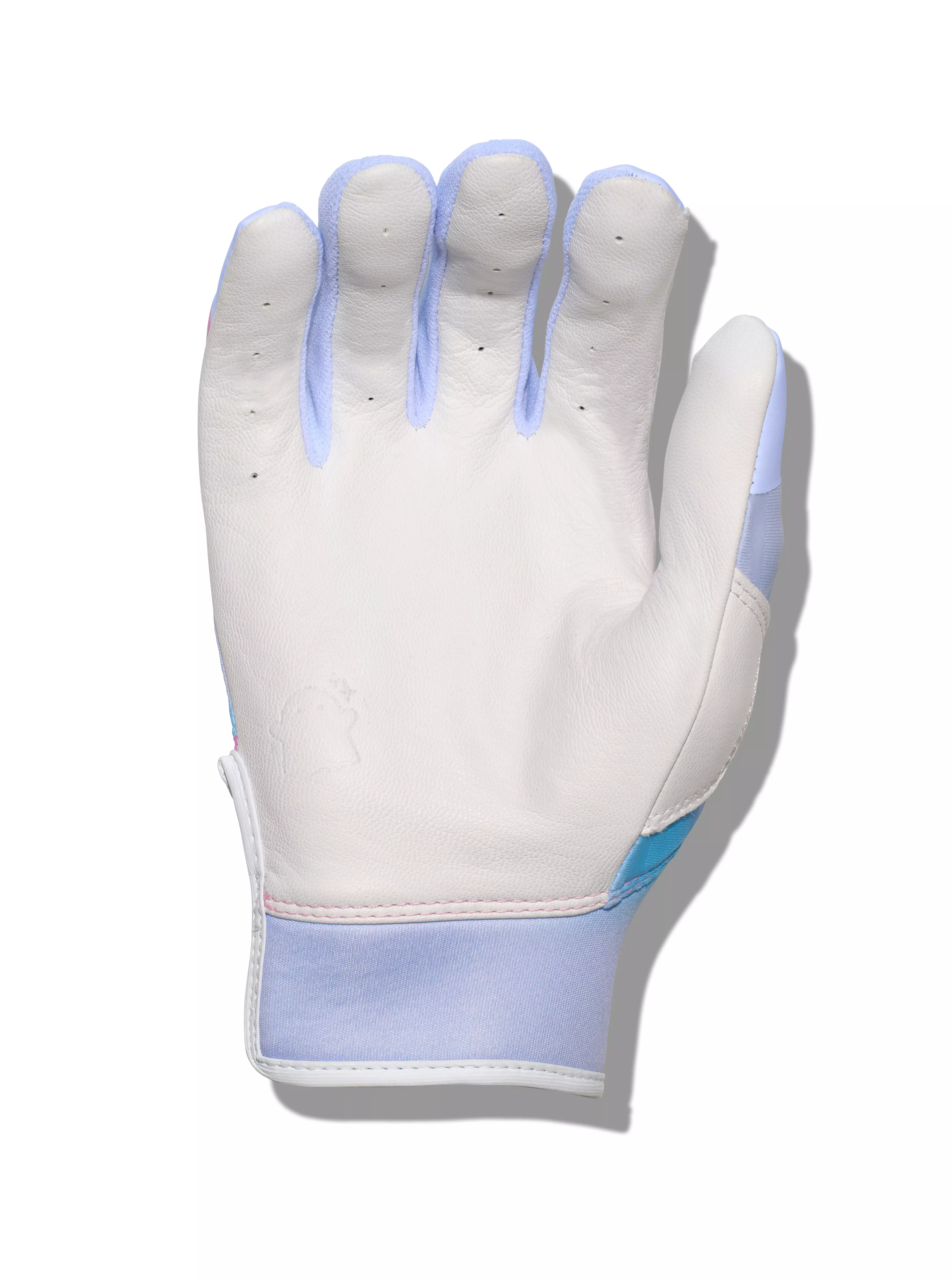 Easton Women's Ghost Ethos Batting Gloves - WHITE/PINK/BLUE