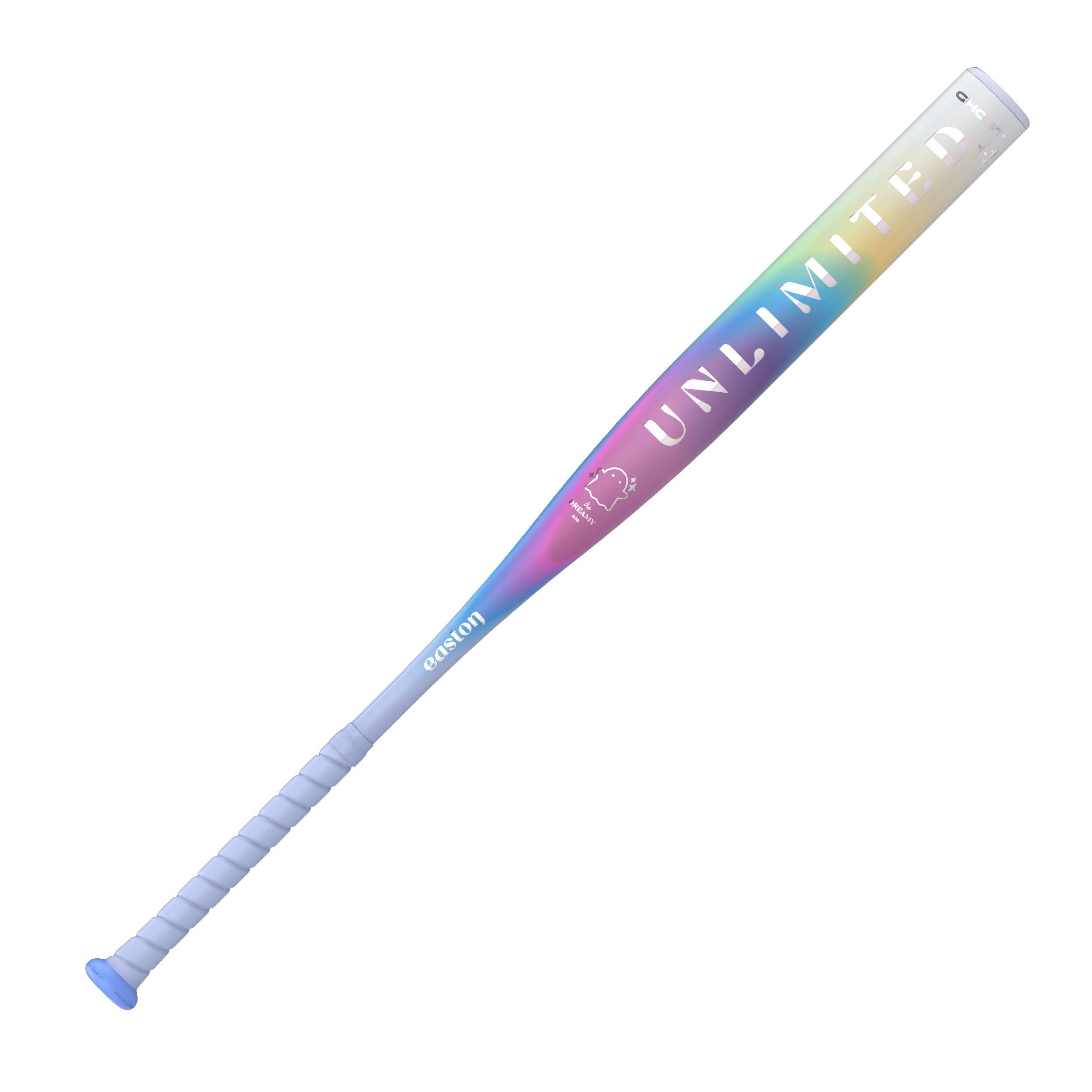 Easton Ghost Unlimited Dreamy Fastpitch Softball Bat (-10) - WHITE/PINK/BLUE
