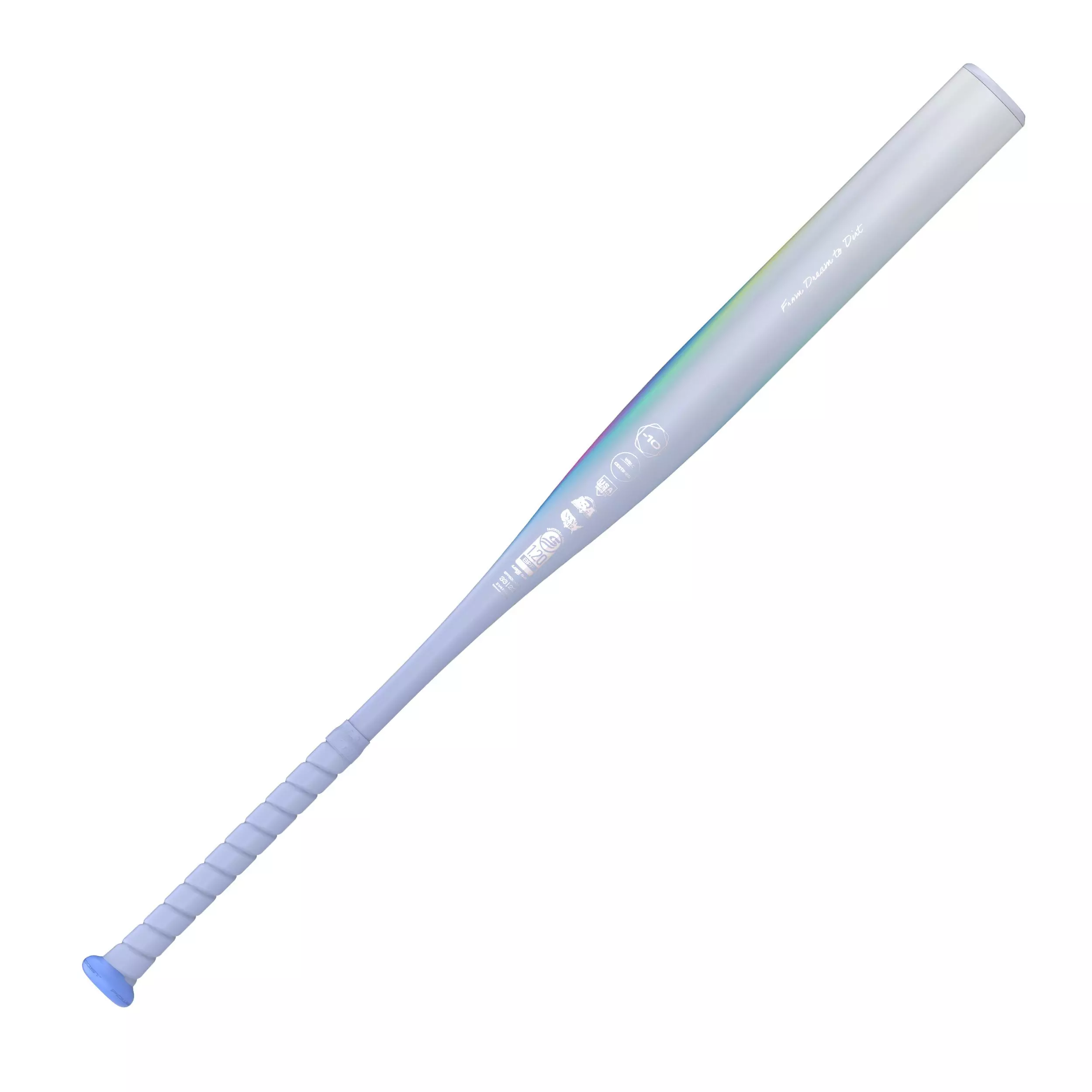 Easton Ghost Unlimited Dreamy Fastpitch Softball Bat (-10) - WHITE/PINK/BLUE