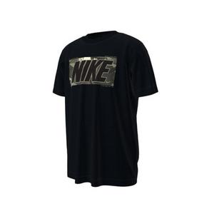 FA26 NSW TEE NIKE BLOCK CAMO - BLACK