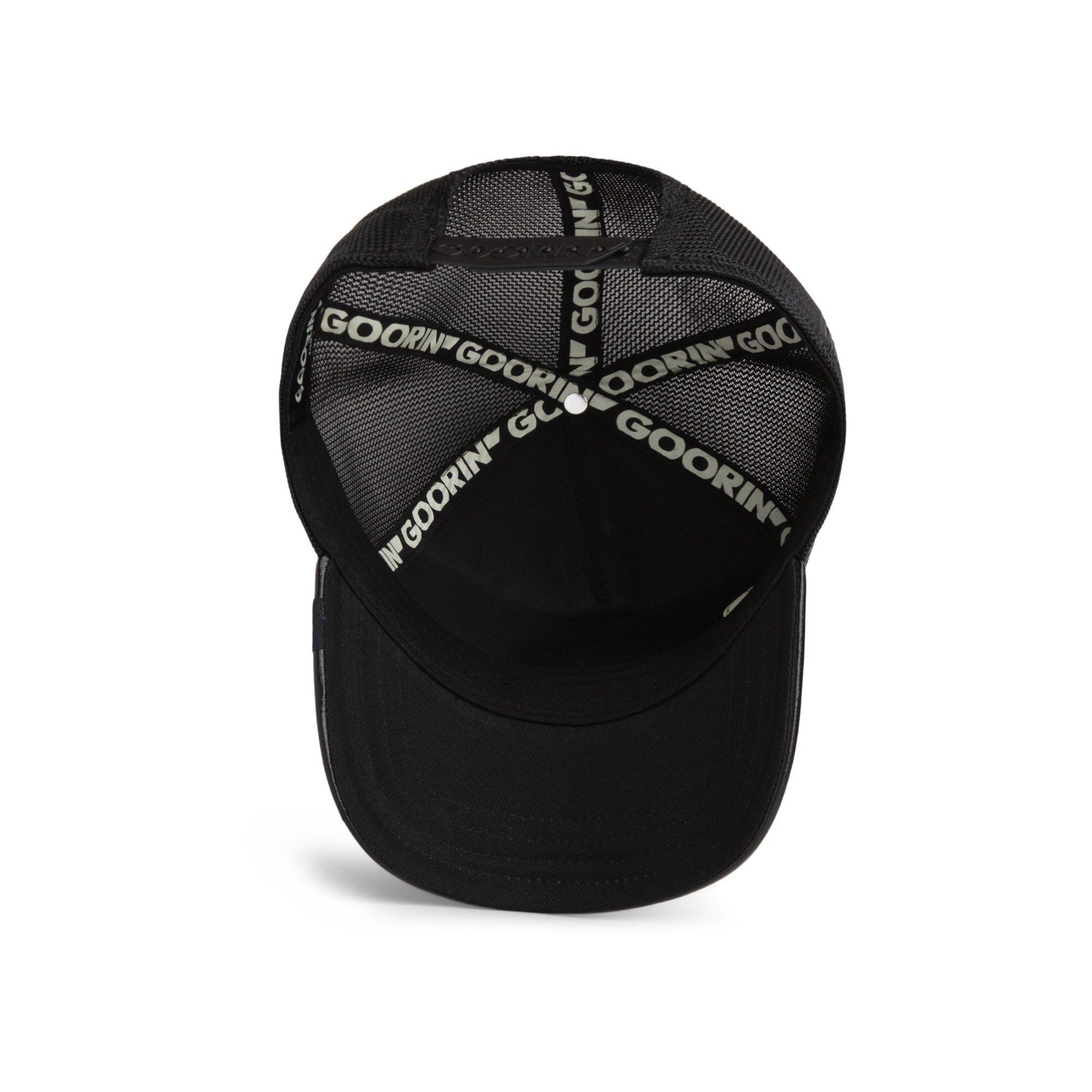 Goorin Bros Faux Leather Sheep Trucker Hat - Black - BLACK