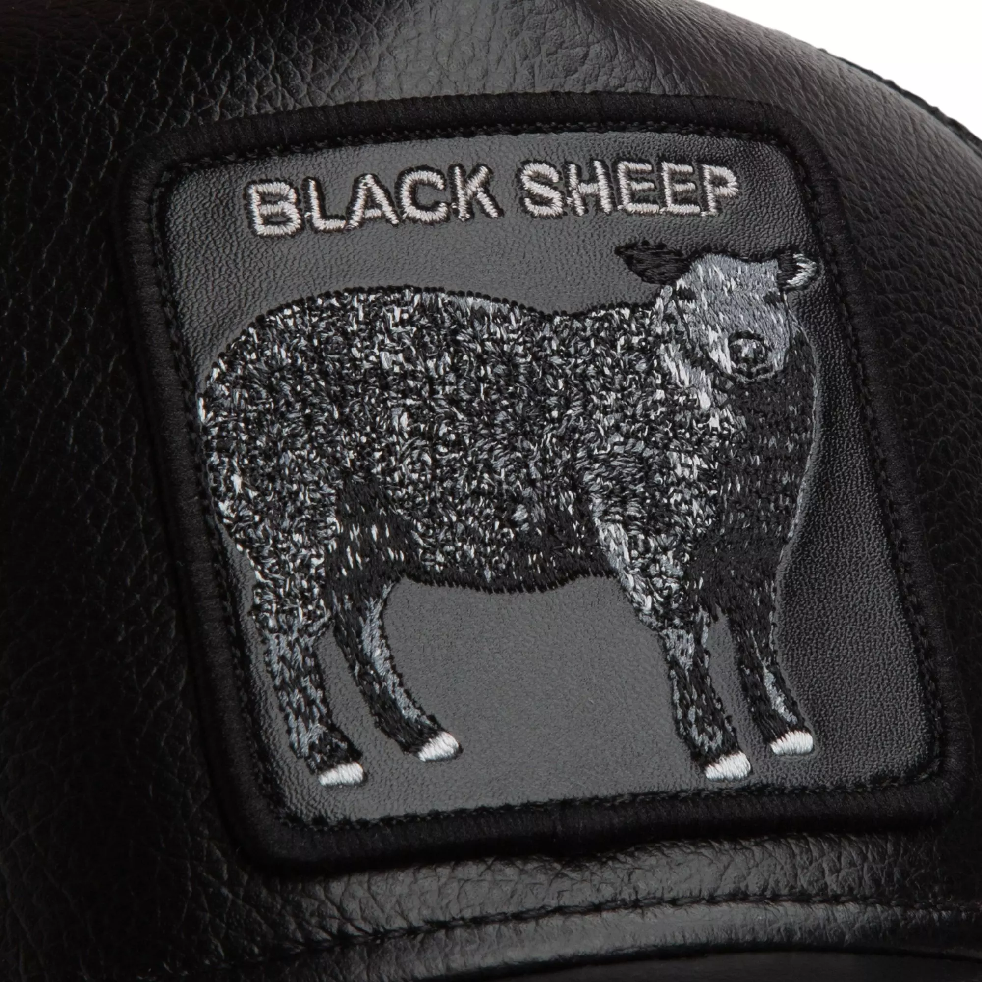 Goorin Bros Faux Leather Sheep Trucker Hat - Black - BLACK