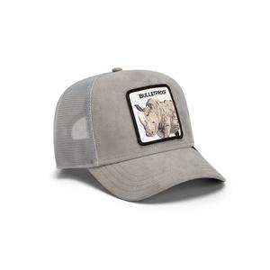 Goorin Bros Suede Rhino Trucker Hat - Grey - GREY