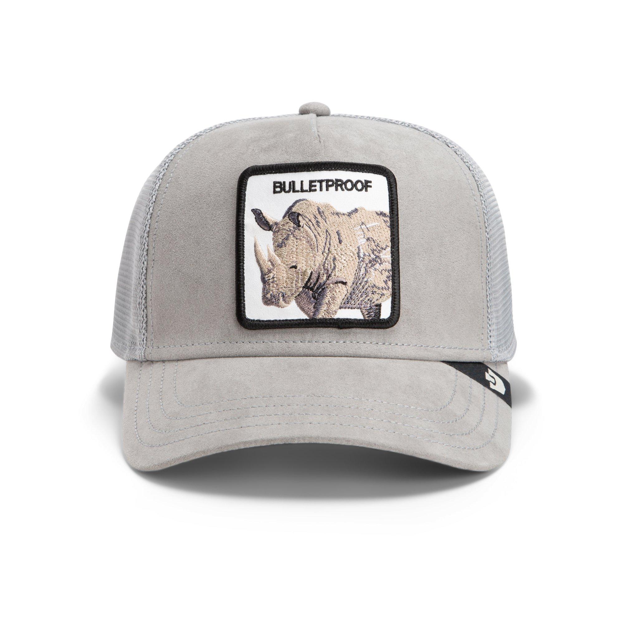 Goorin Bros Suede Rhino Trucker Hat - Grey - GREY