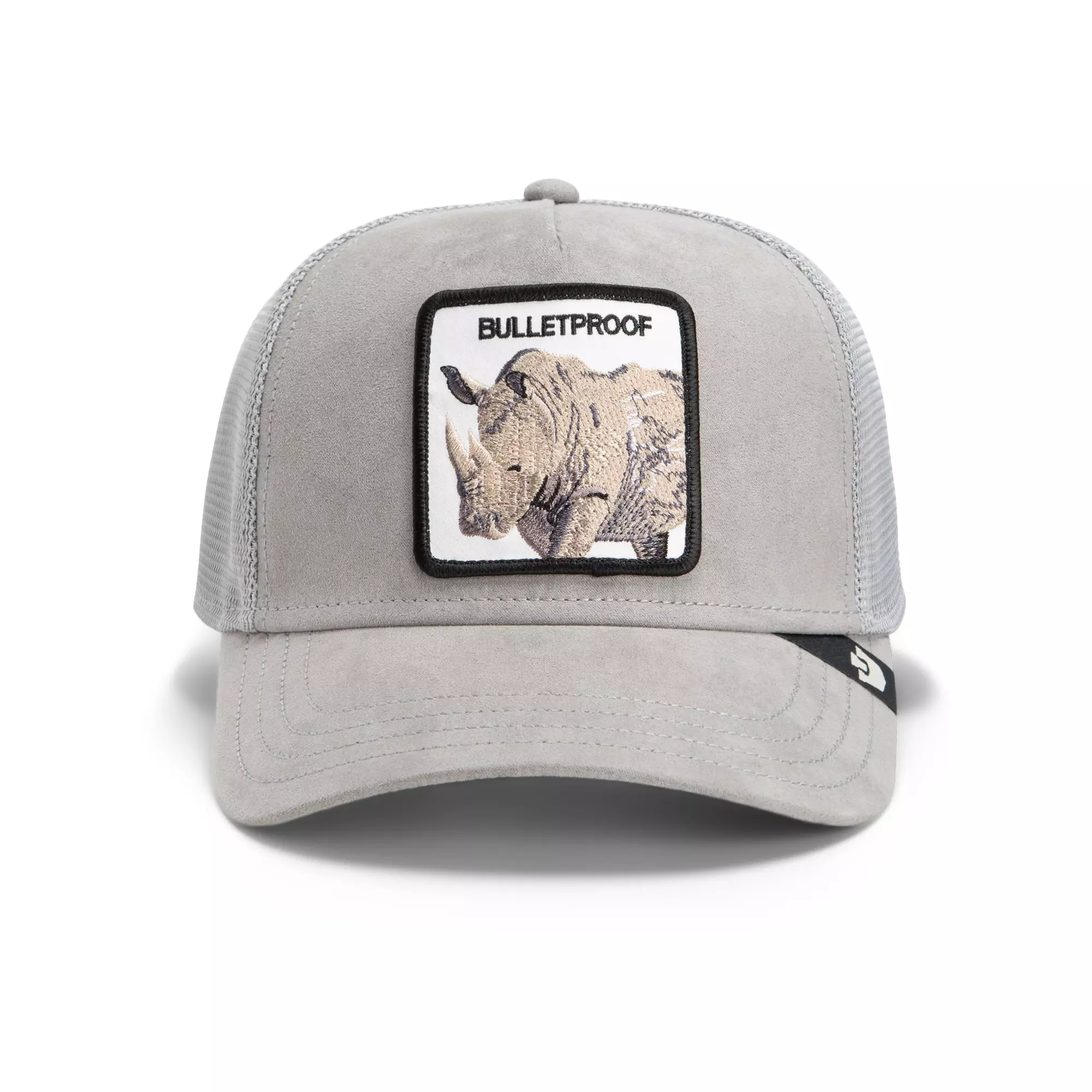 Goorin Bros Suede Rhino Trucker Hat - Grey - GREY