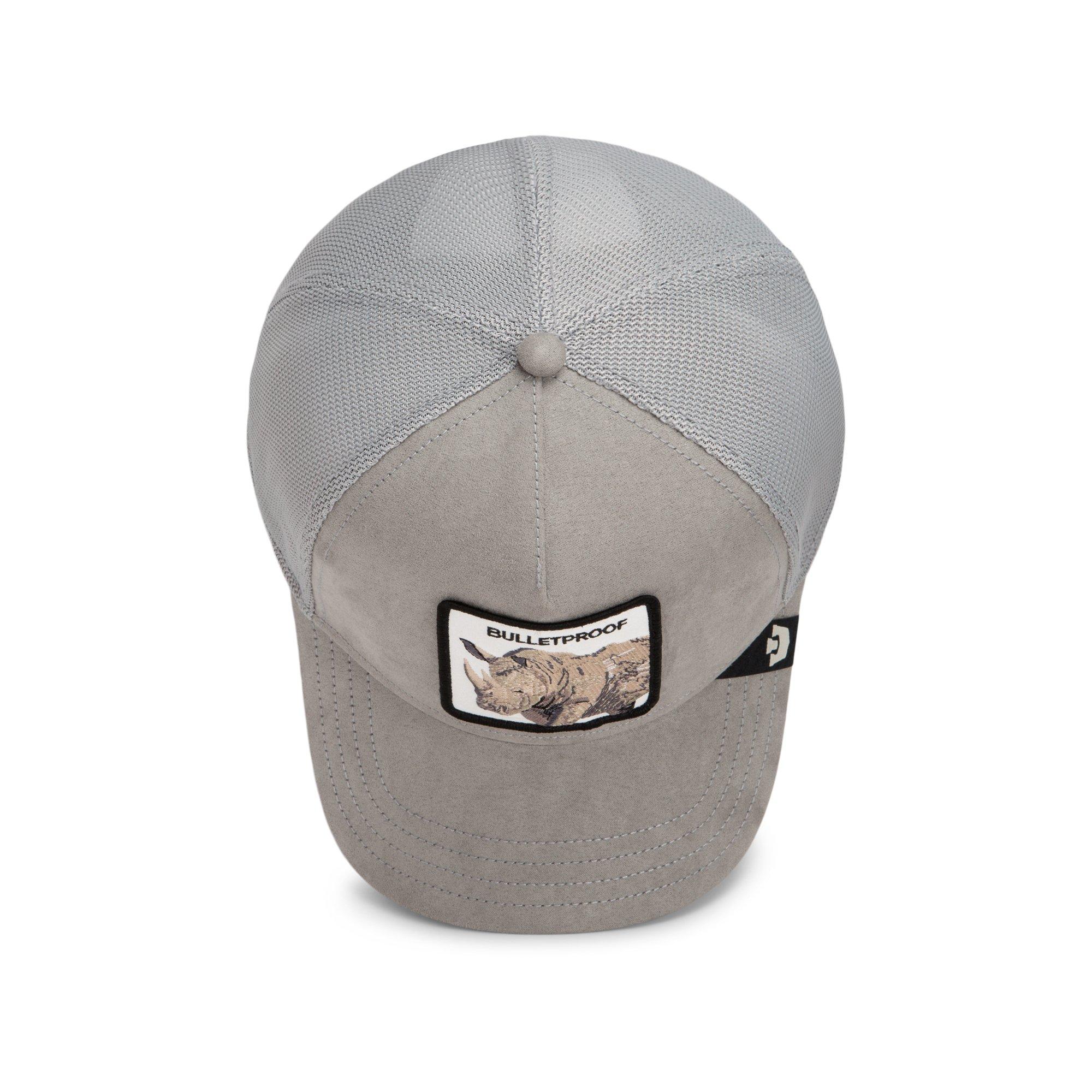 Goorin Bros Suede Rhino Trucker Hat - Grey - GREY